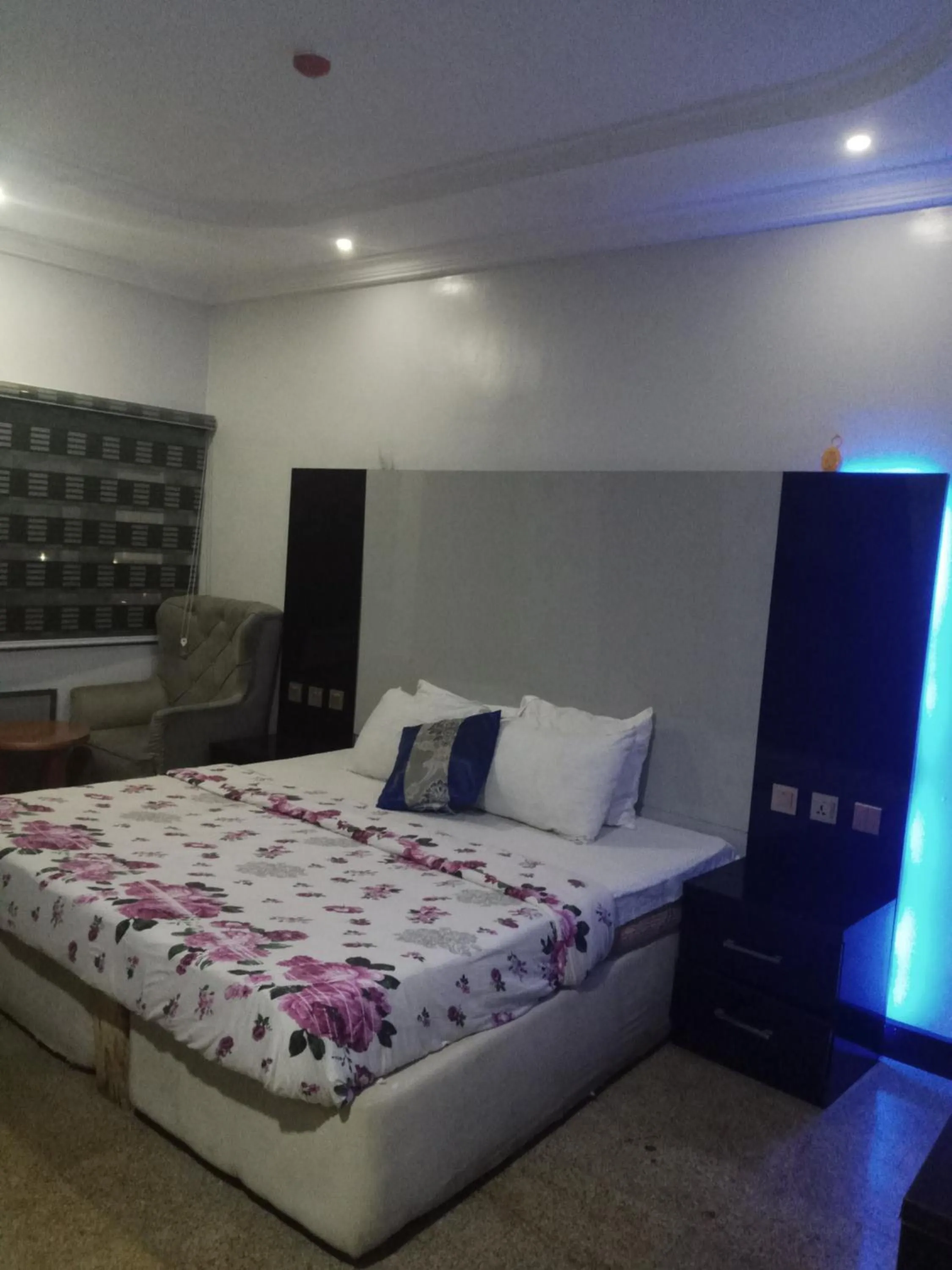 Bed in Blue Moon Beach Hotel and Resort Lekki Lagos