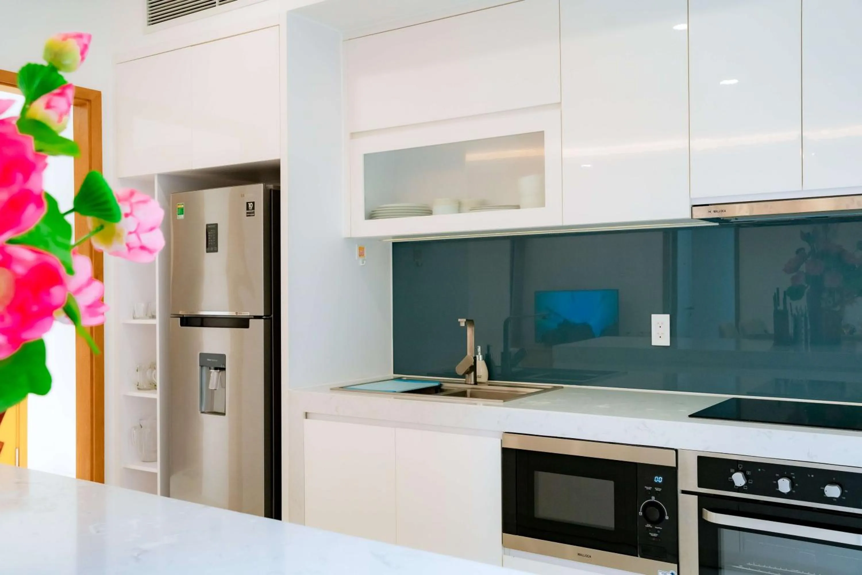 kitchen in Hese Pool Villas & Resort Cam Ranh