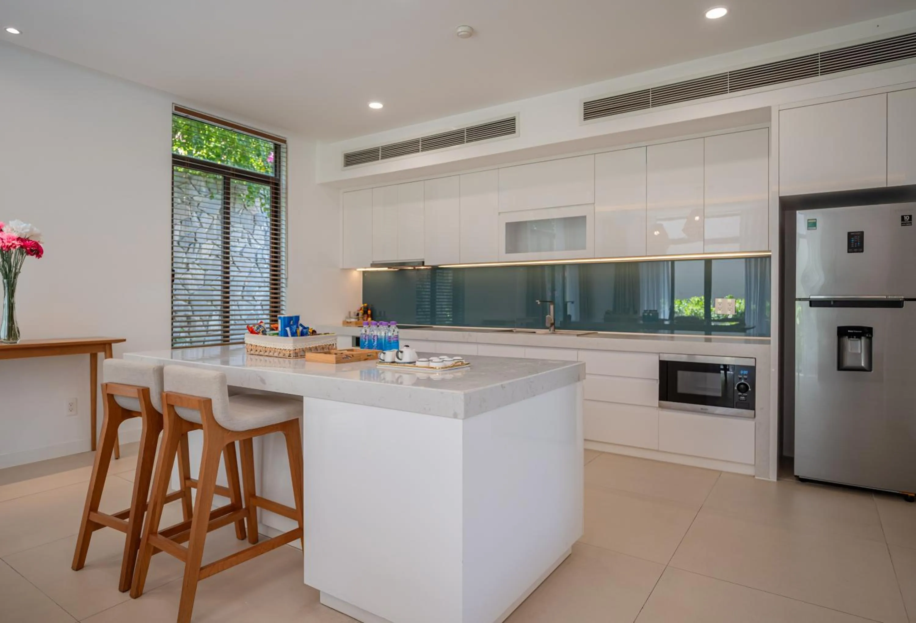 Kitchen or kitchenette in Hese Pool Villas & Resort Cam Ranh