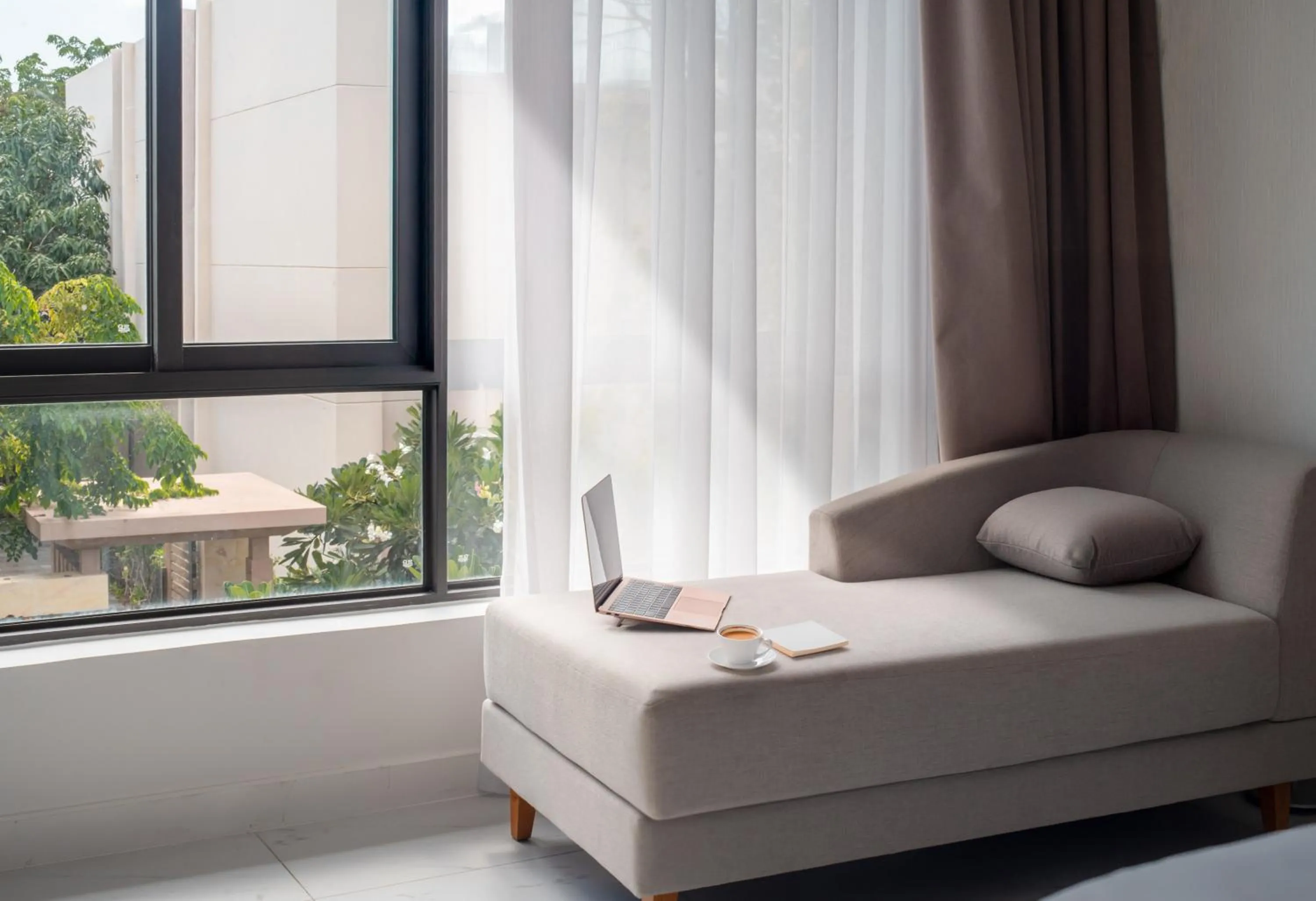 Living room, Bed in Hese Pool Villas & Resort Cam Ranh