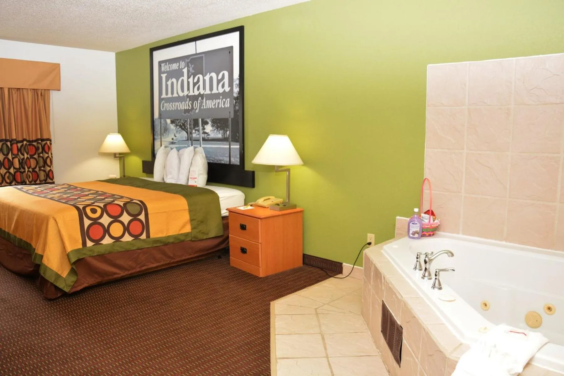 Bed in Super 8 by Wyndham Corydon