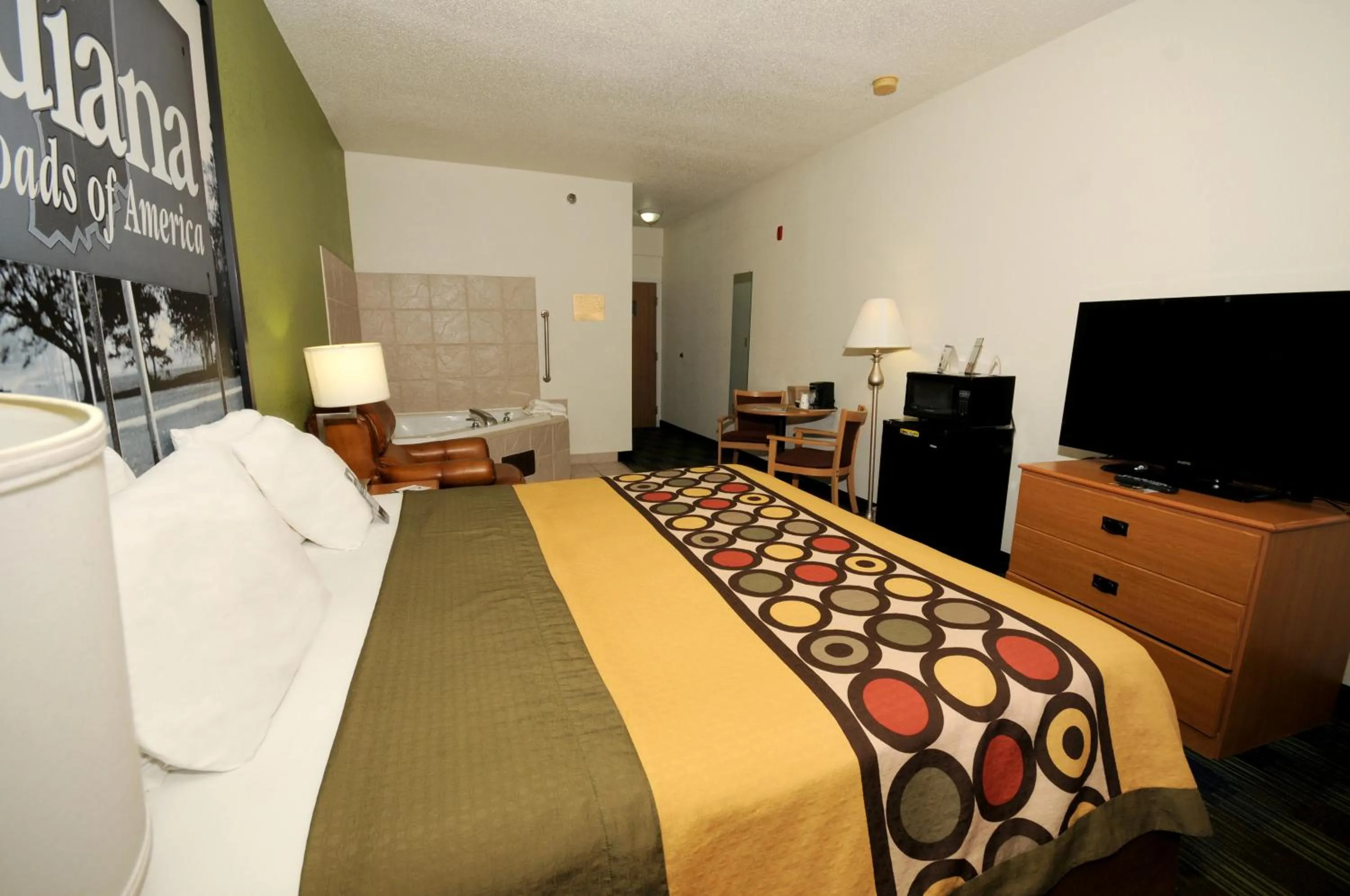 Bed in Super 8 by Wyndham Corydon