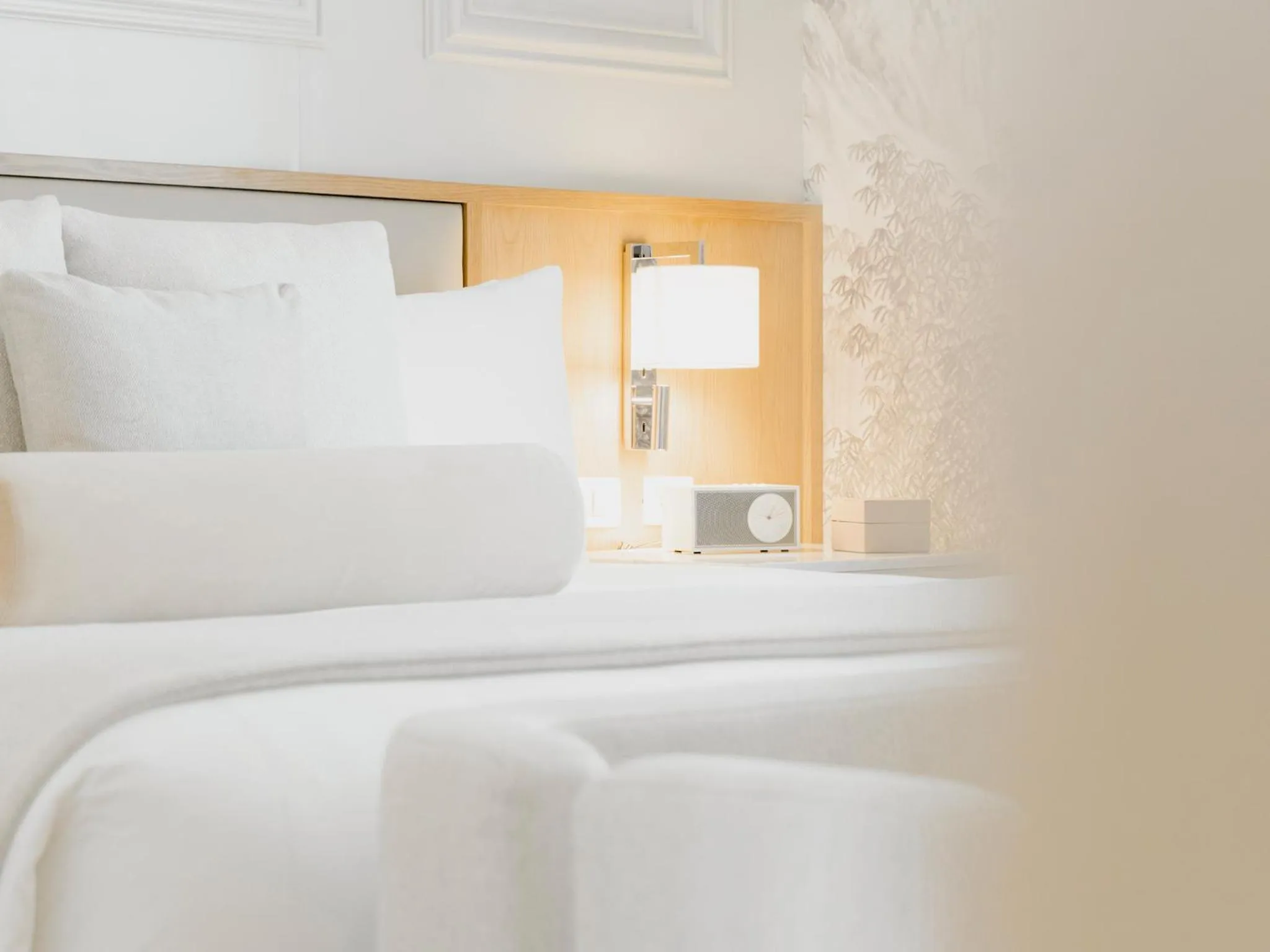 Decorative detail, Bed in Hotel Maria Camille