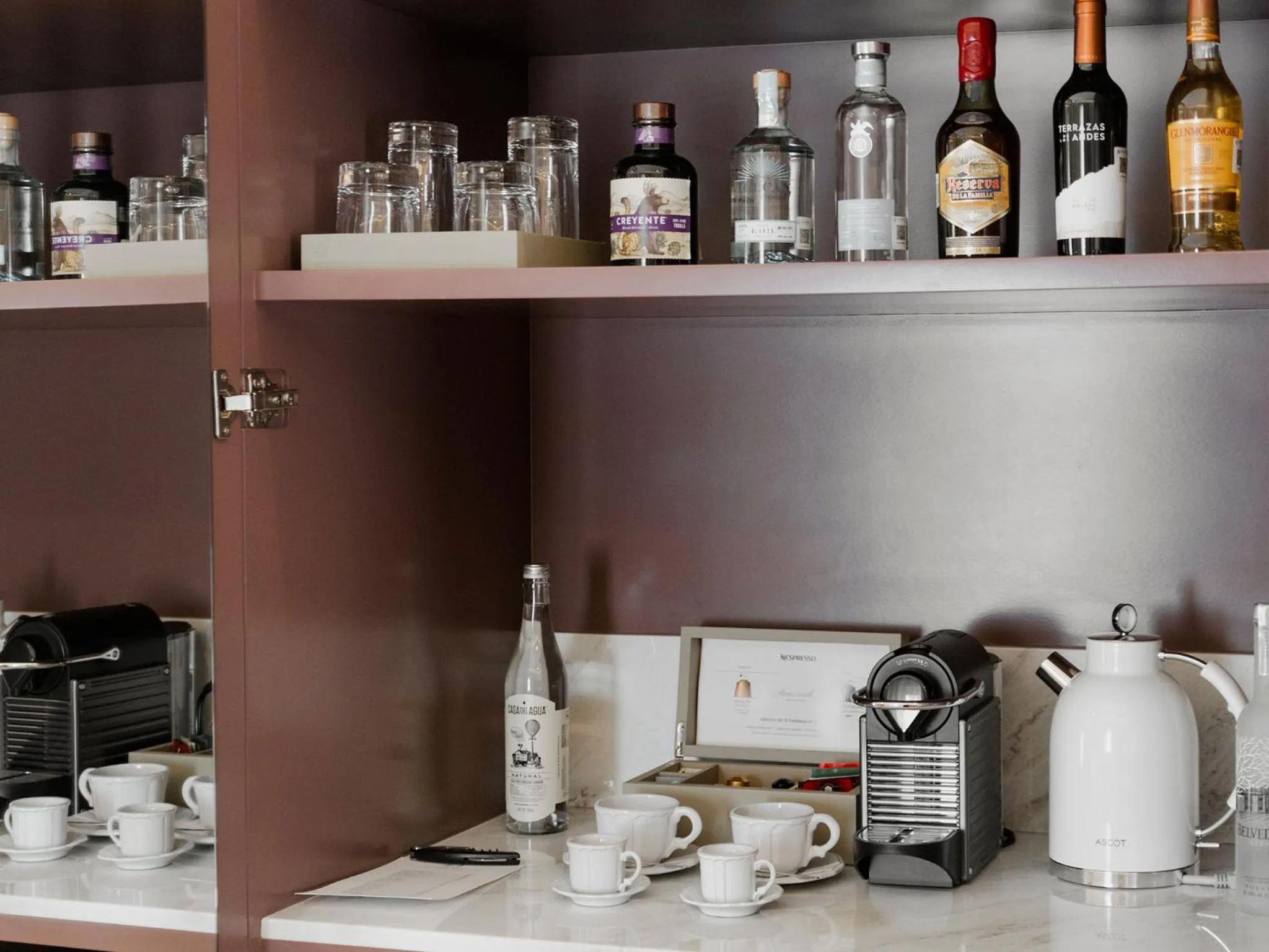 minibar in Hotel Maria Camille