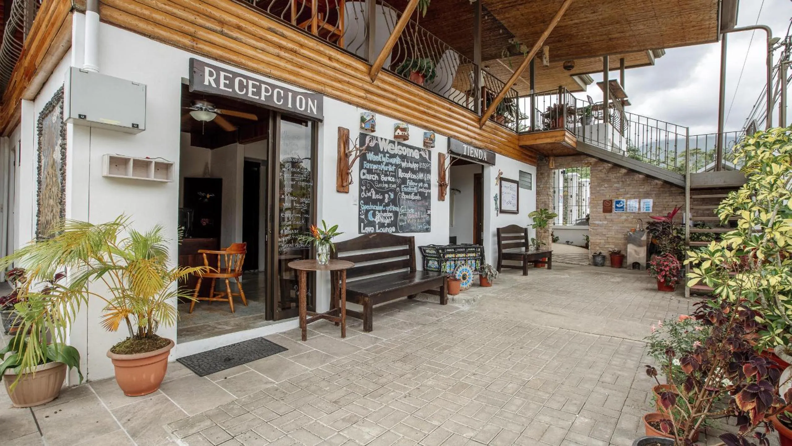 Property building in La Fortuna Lodge by Treebu Hotels