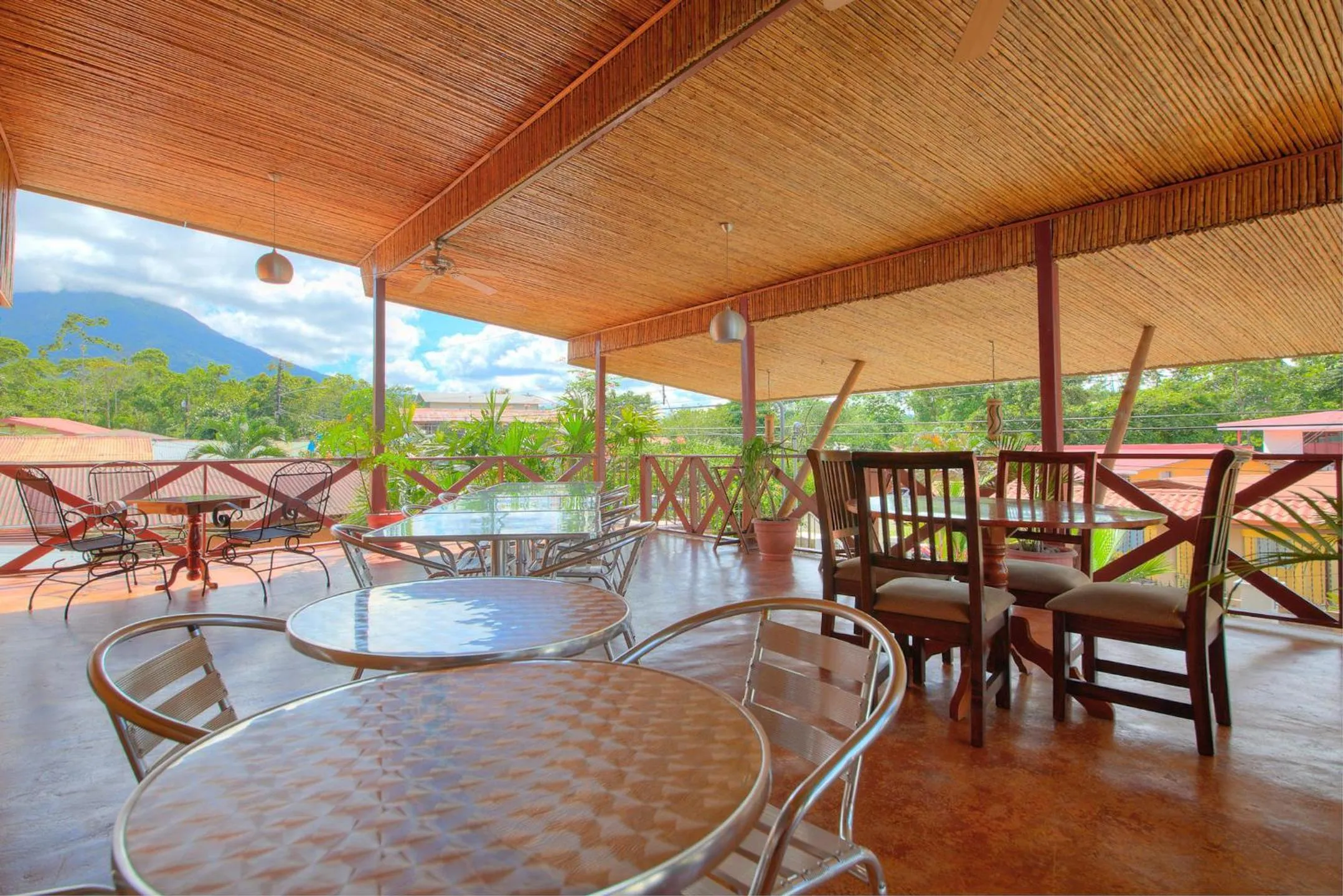 Balcony/Terrace in La Fortuna Lodge by Treebu Hotels