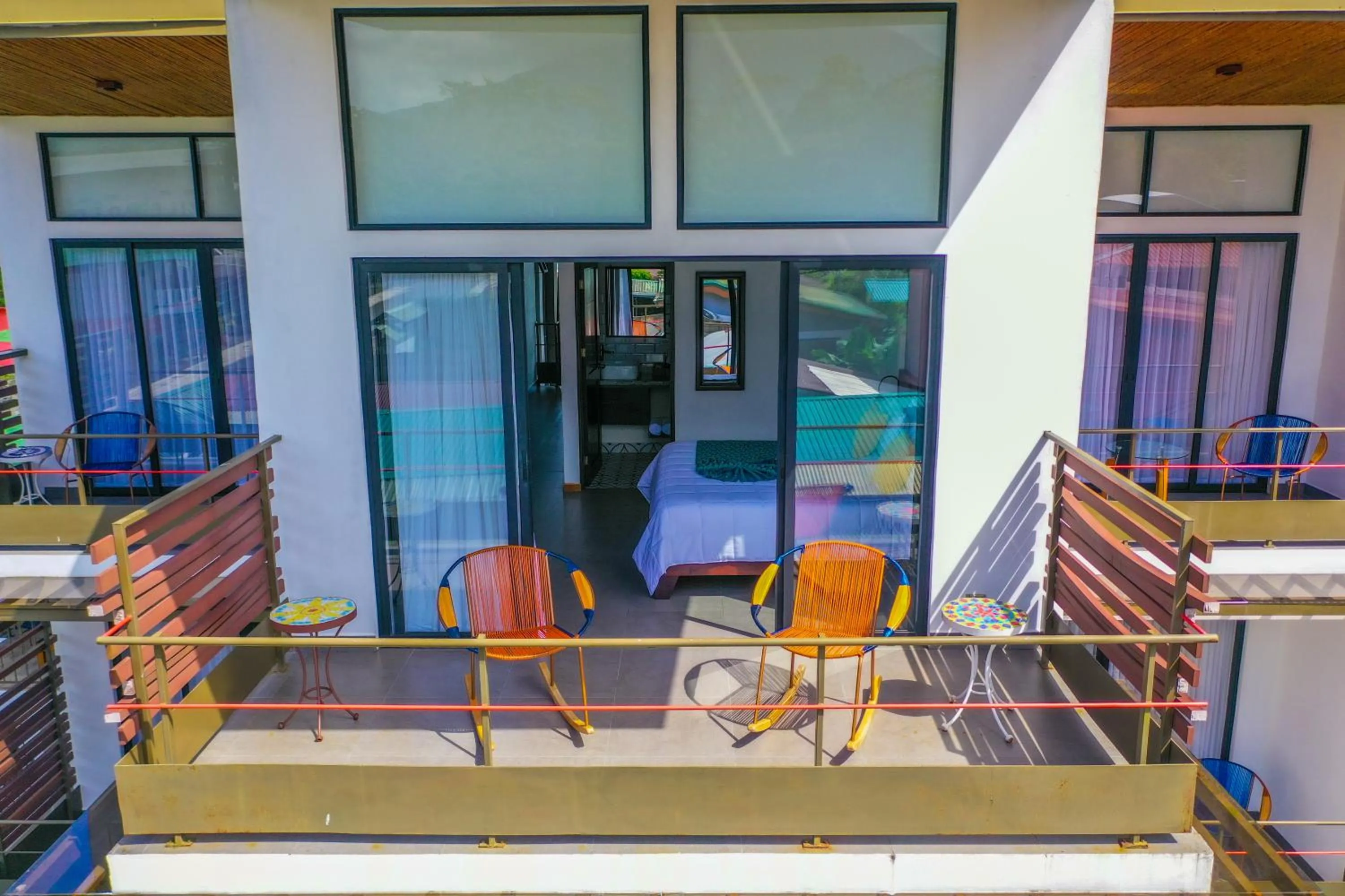 Property building in La Fortuna Lodge by Treebu Hotels