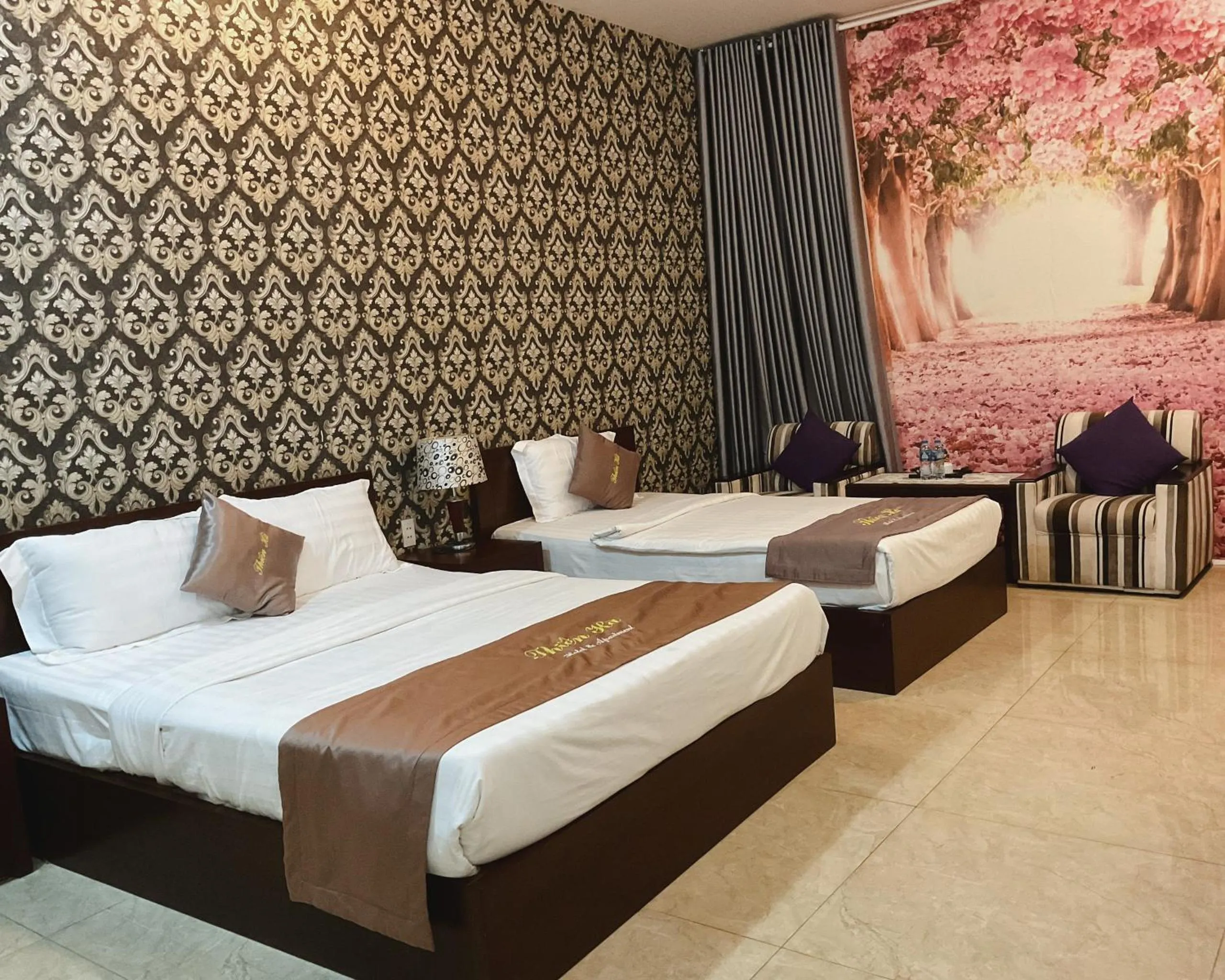 Bed in Thien Ha Hotel & Apartment