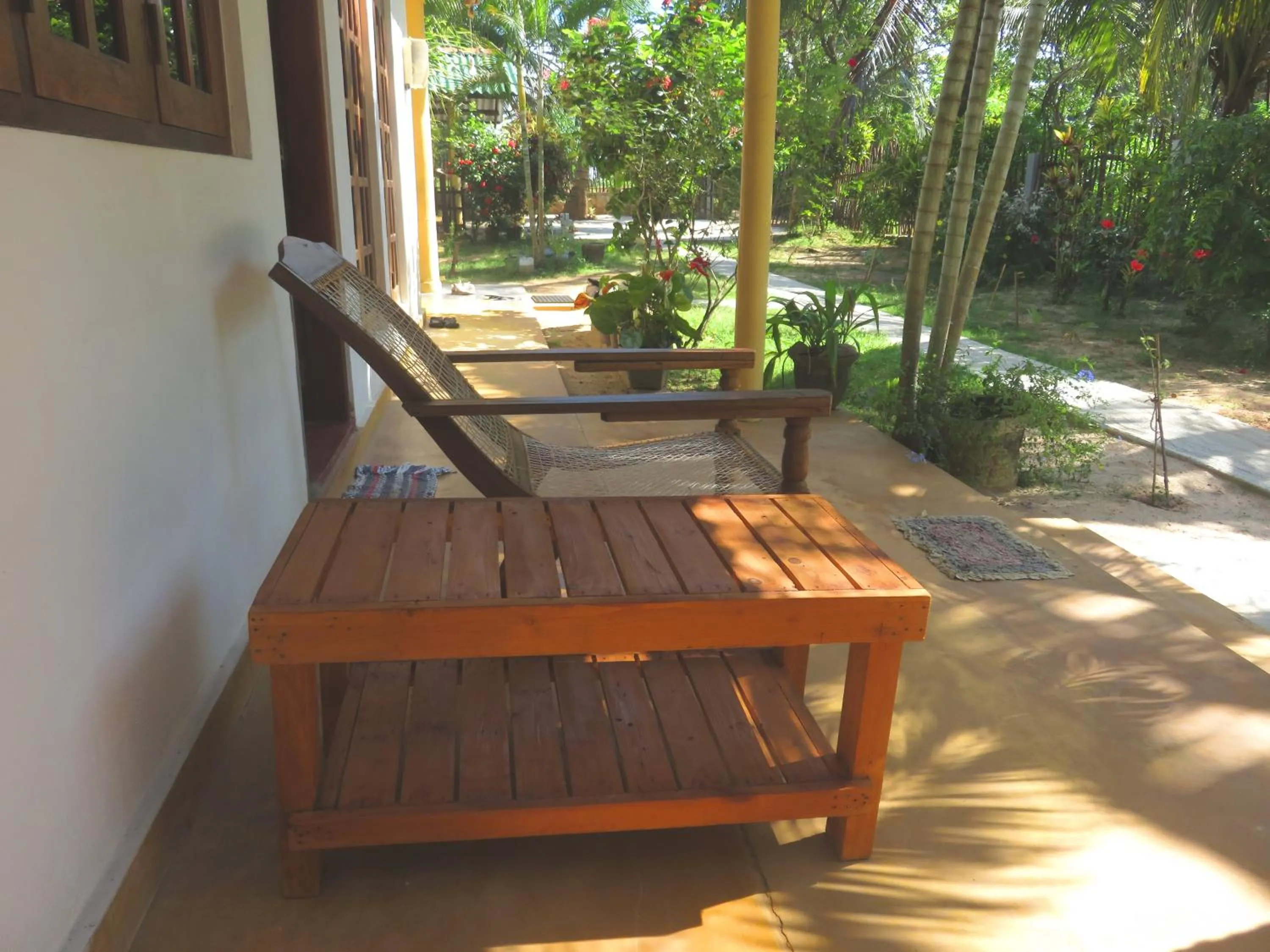 Patio in Beach Lagoon Guesthouse