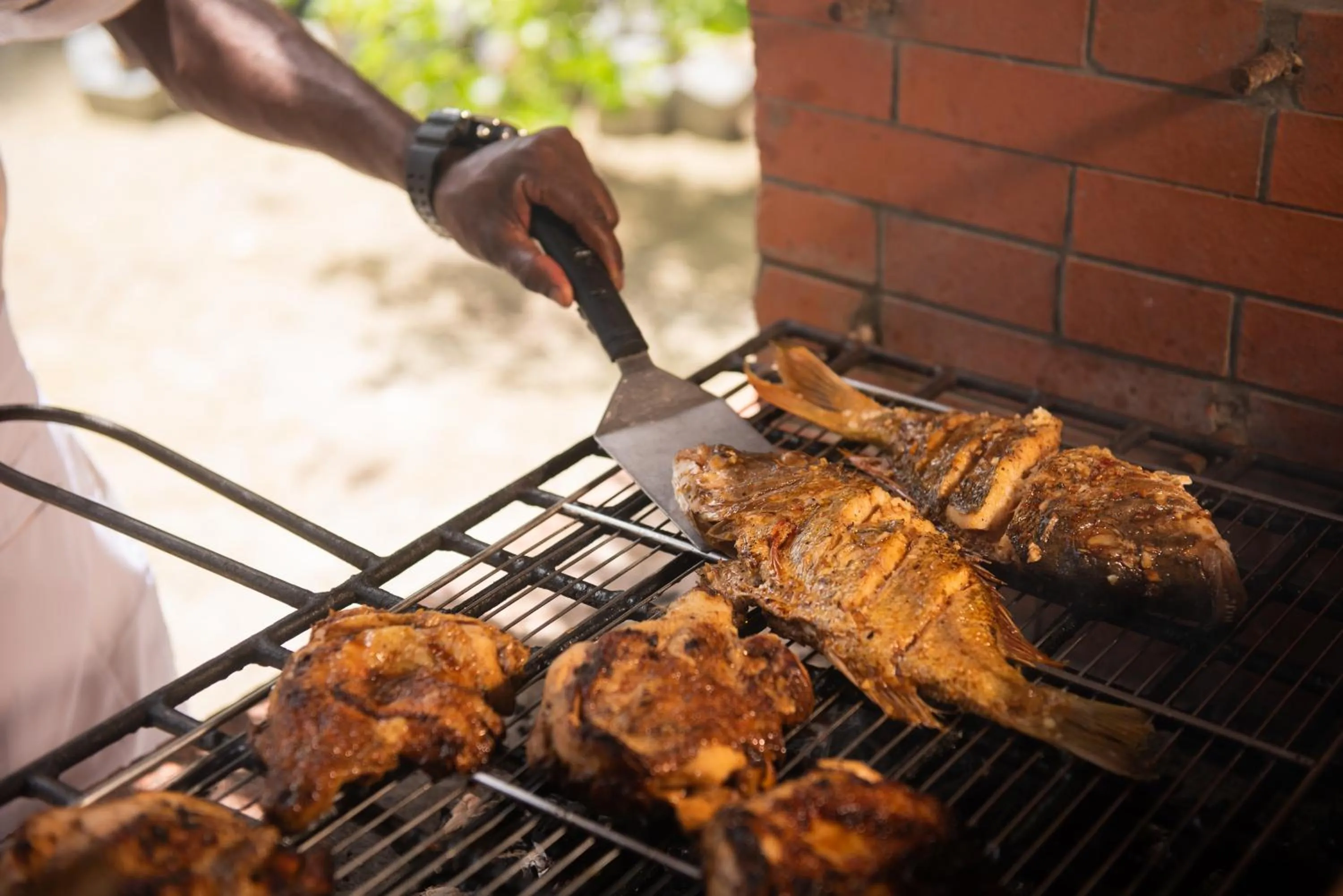 BBQ facilities in Mantis Soanambo Hotel And Spa