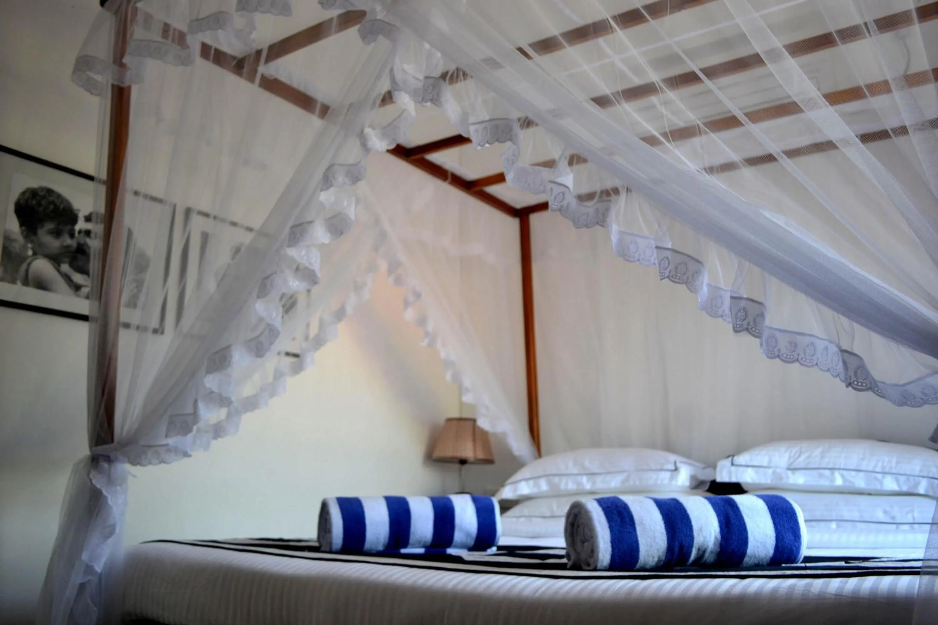 Bed in Sea World Boutique Hotel