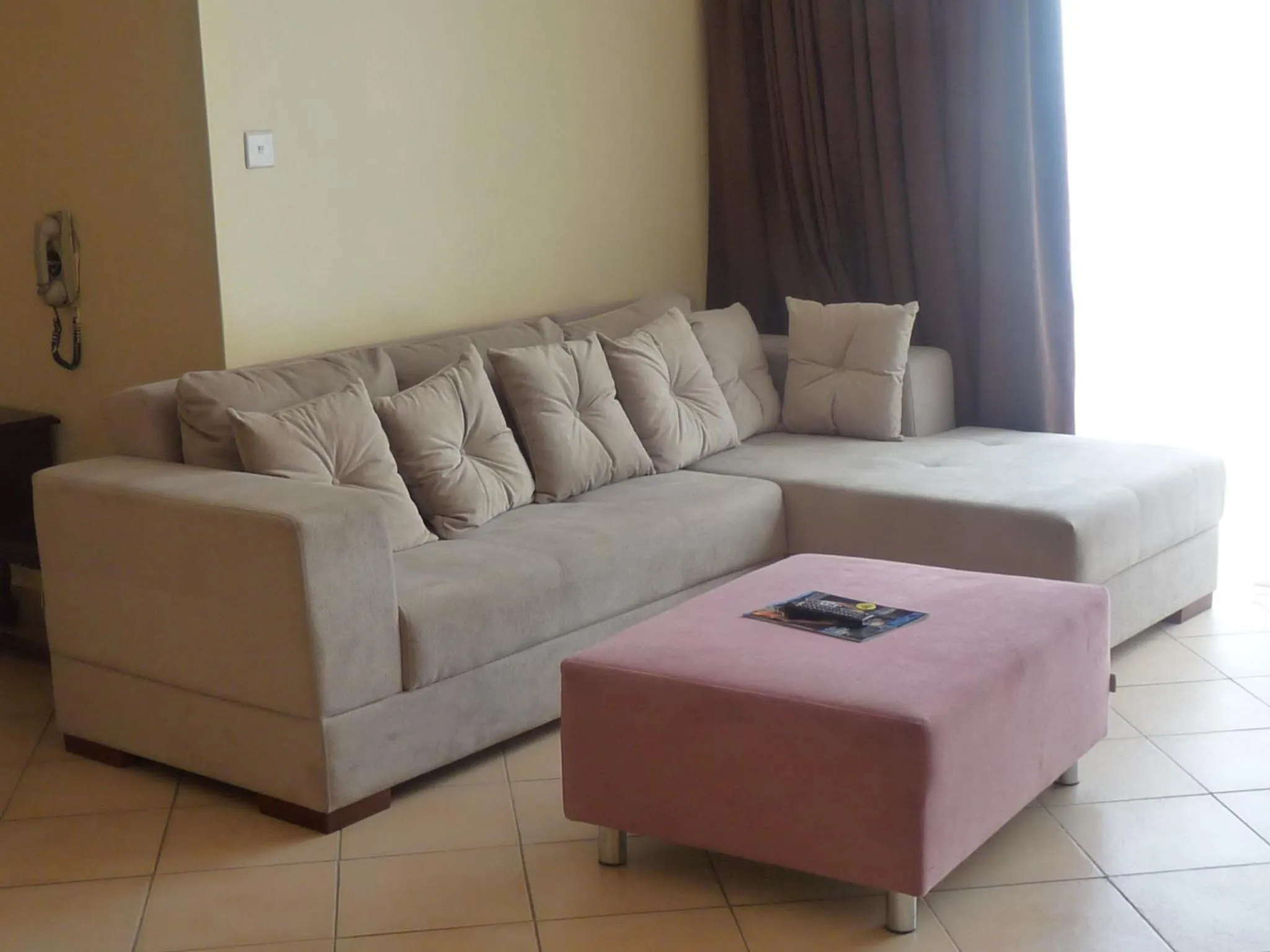 Living room in Norfolk Towers Serviced Apartment -Nairobi, City Centre CBD