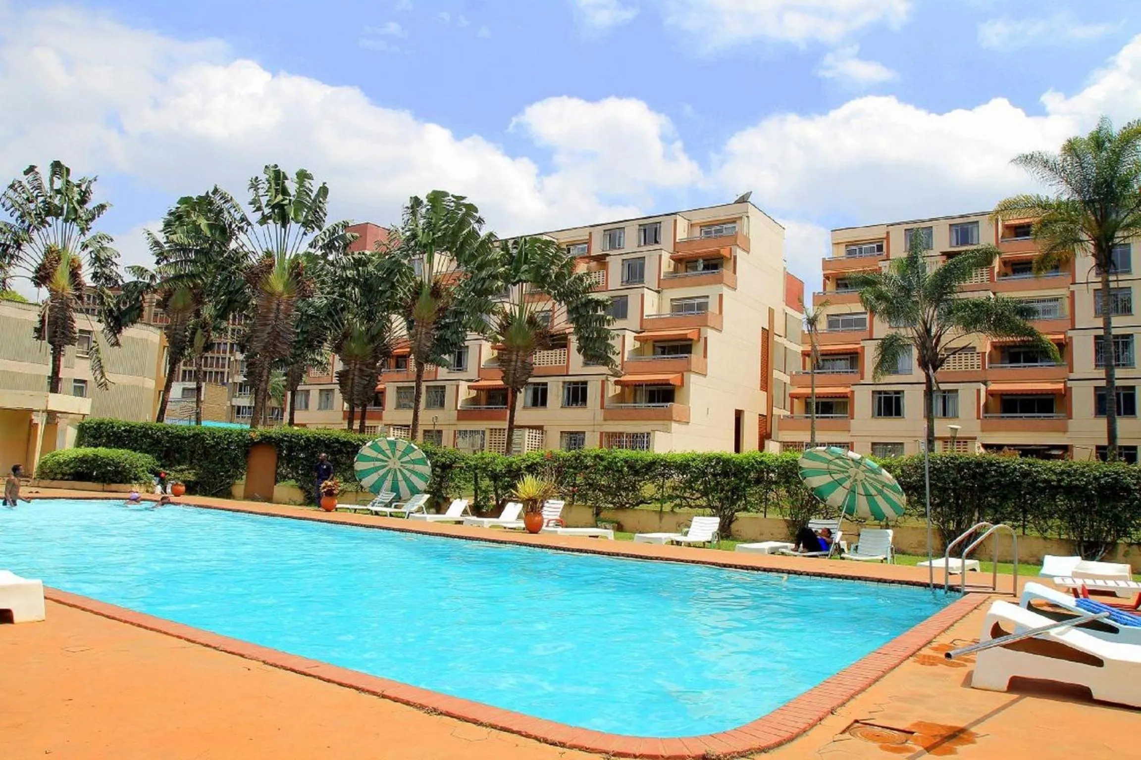 Swimming pool in Norfolk Towers Serviced Apartment -Nairobi, City Centre CBD