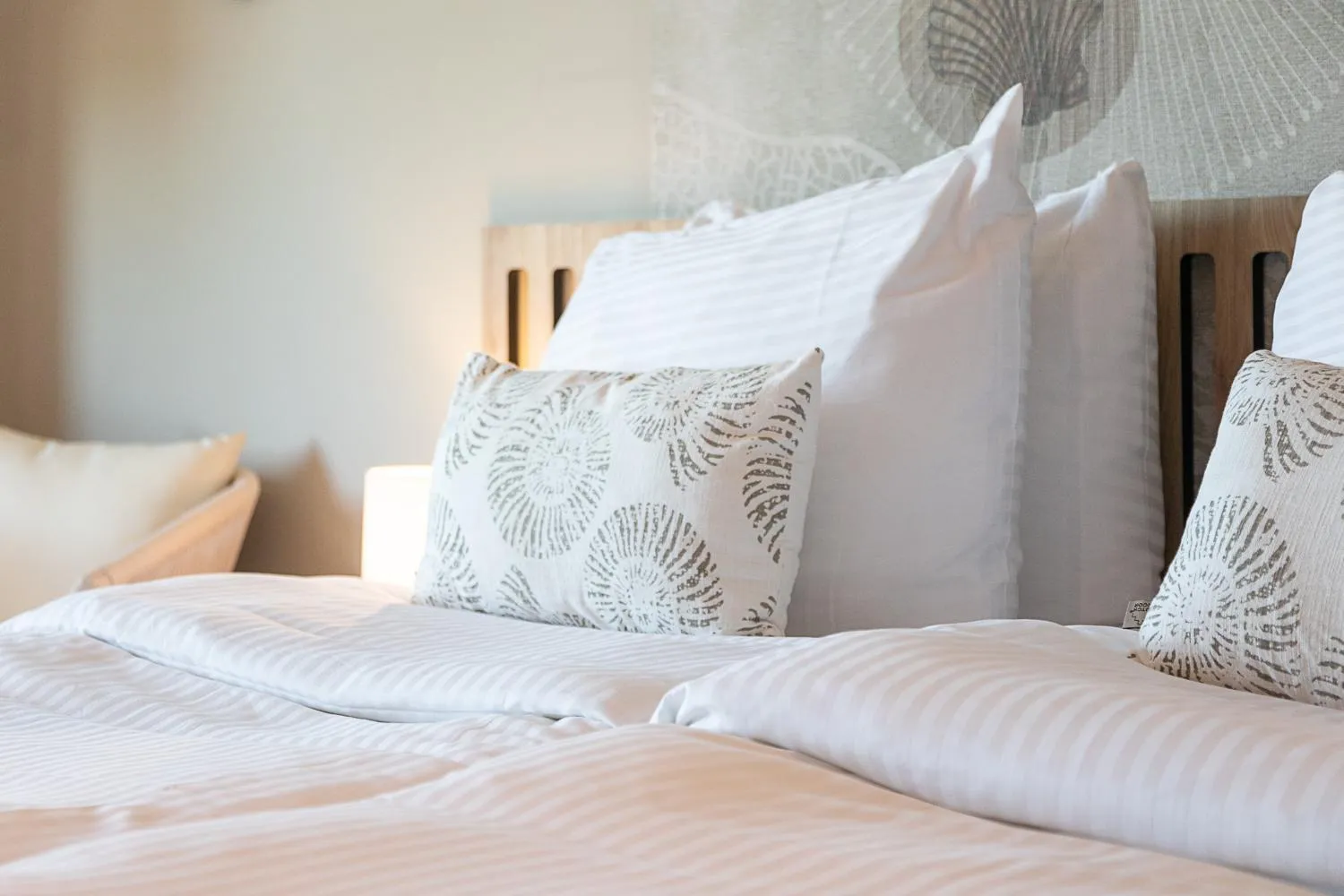 Bed in Beachfront Boutiquehotel