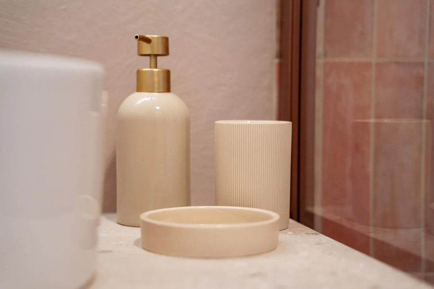 Bathroom in Beachfront Boutiquehotel
