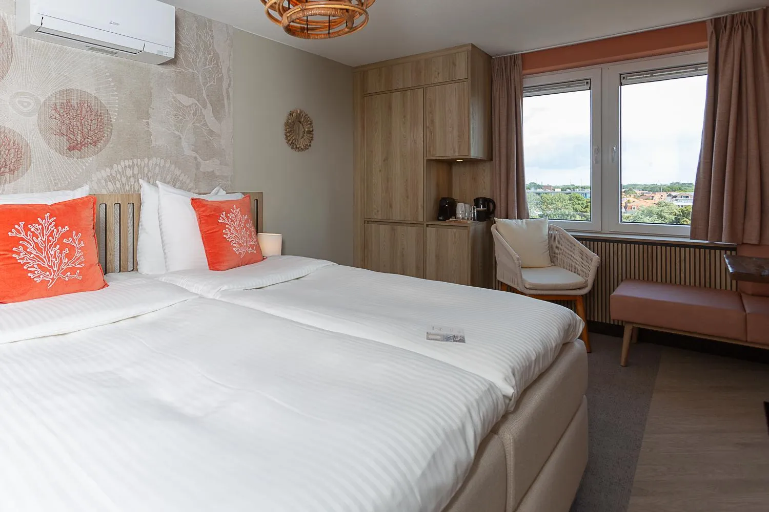 Bed in Beachfront Boutiquehotel