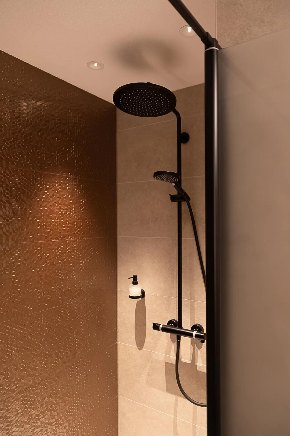 Shower in Beachfront Boutiquehotel