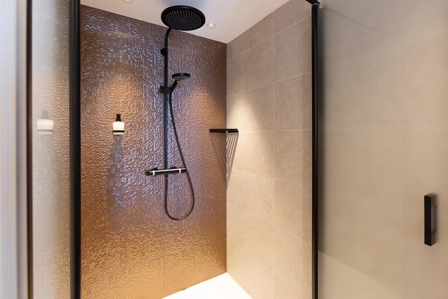 Shower in Beachfront Boutiquehotel