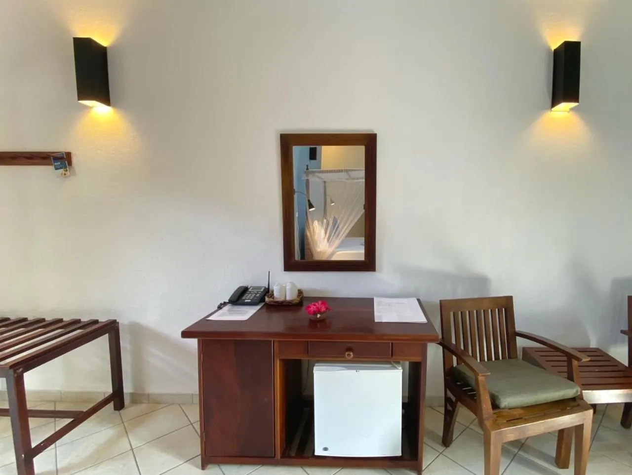 Bedroom in Unawatuna Nor Lanka Hotel