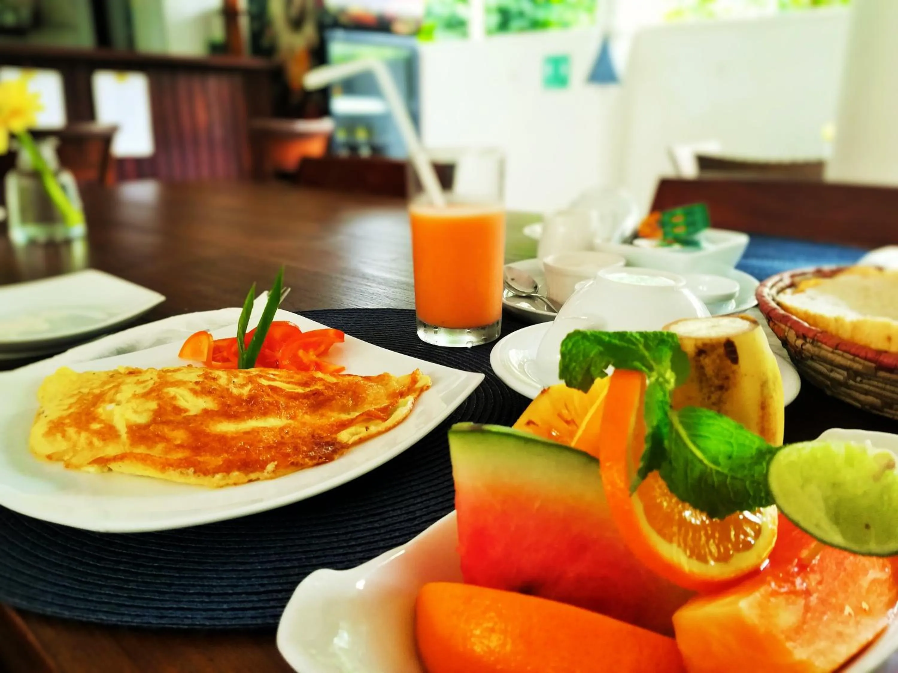 Breakfast in Unawatuna Nor Lanka Hotel