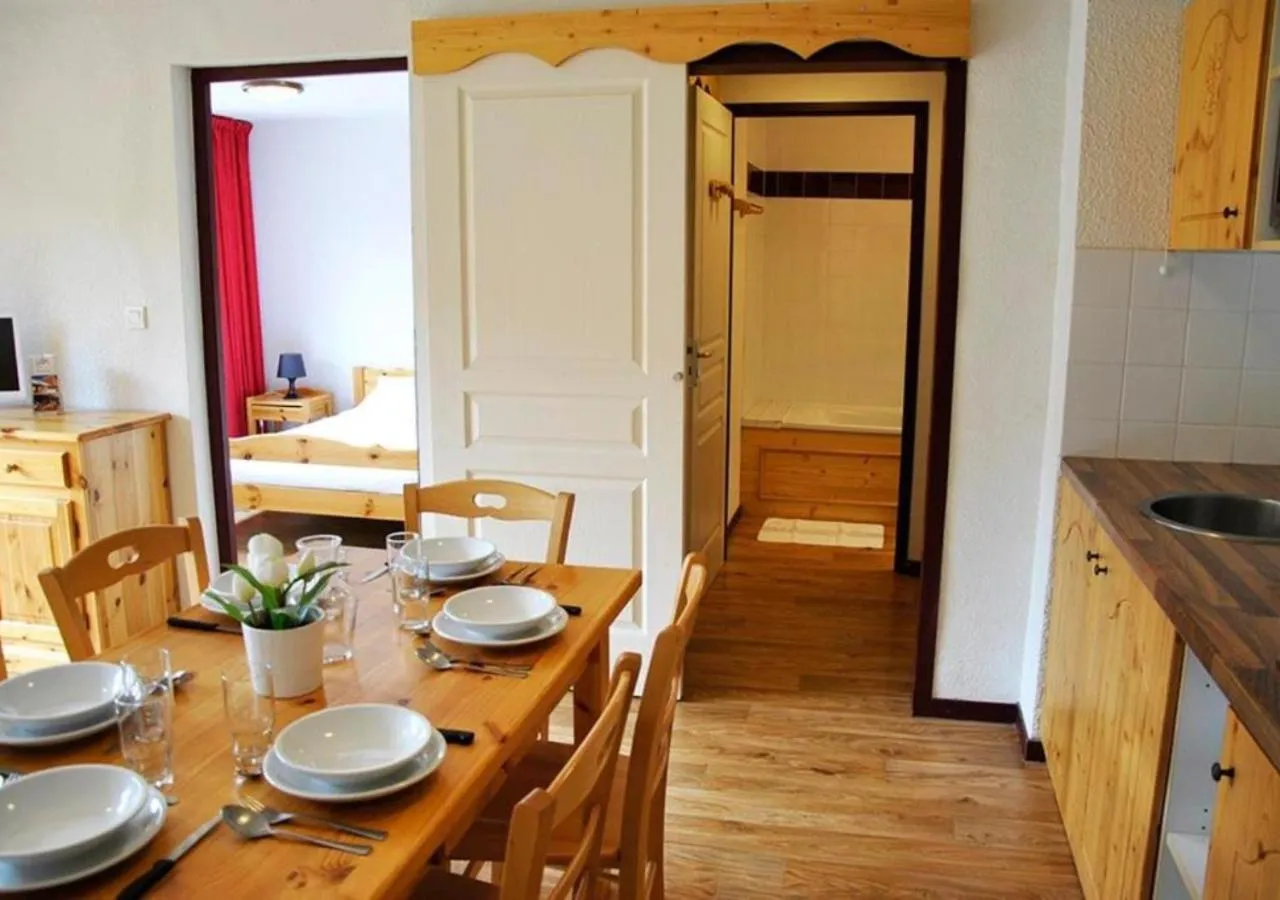 Kitchen or kitchenette in Résidence La Bérangère