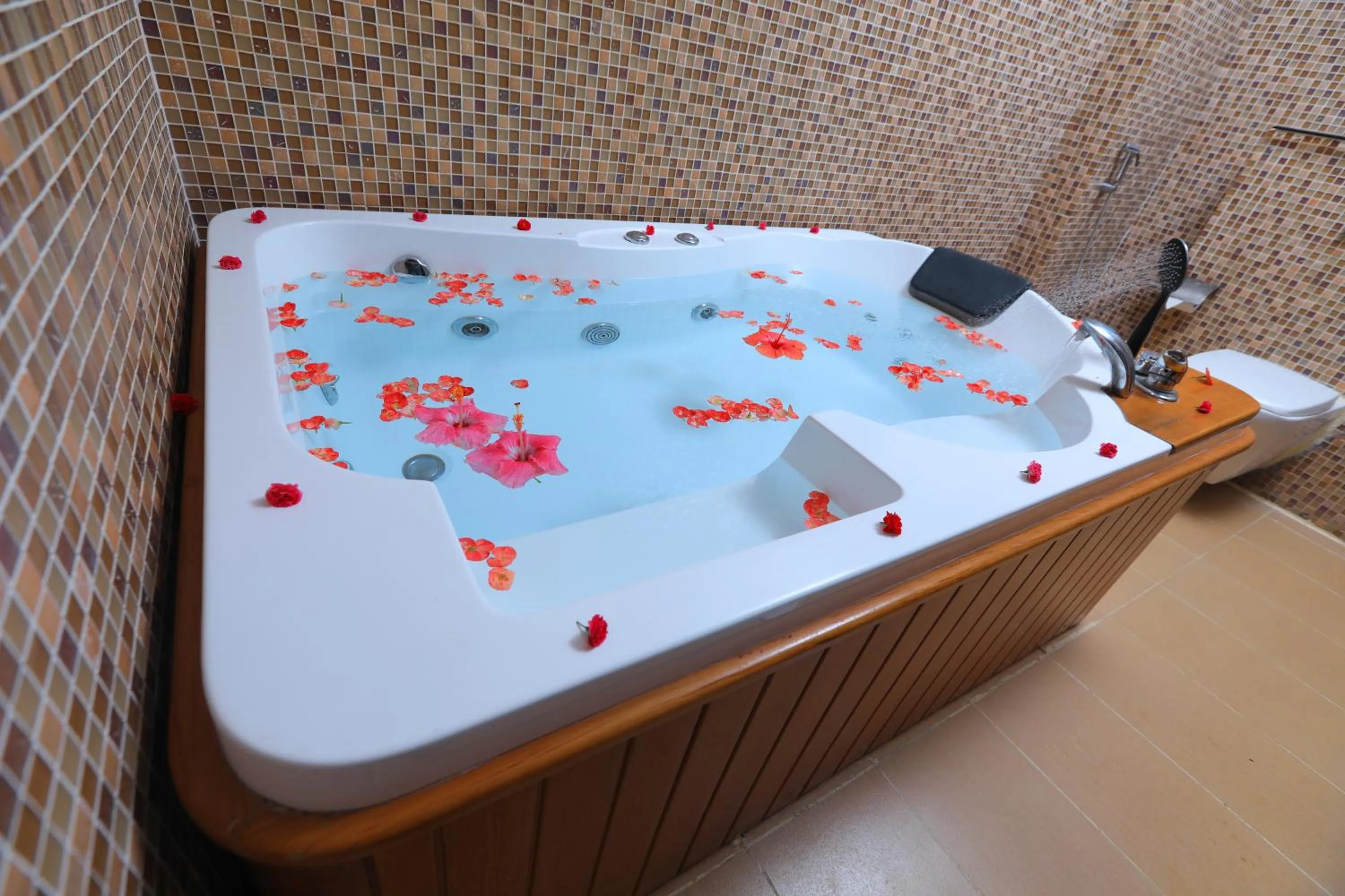 Hot Tub in Jal Mahal Resort and Spa