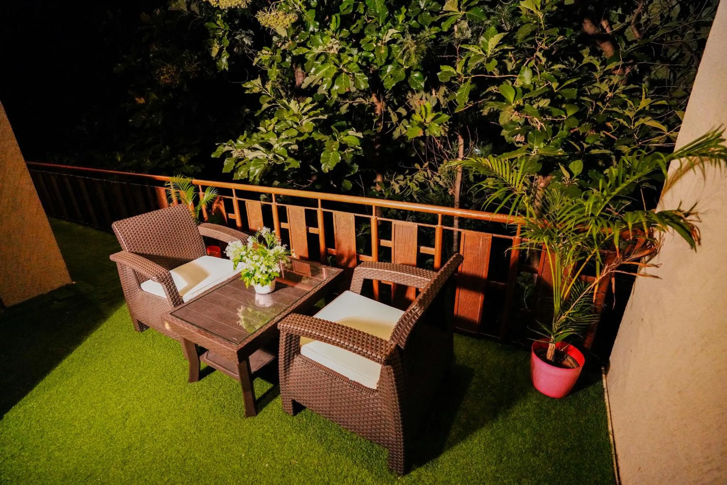 Balcony/Terrace in Jal Mahal Resort and Spa