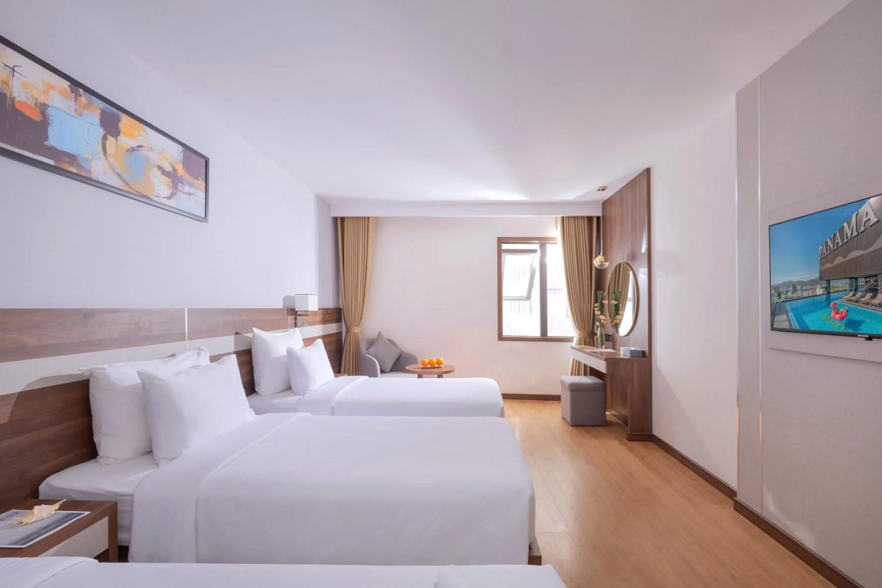 Bed in PANAMA Nha Trang Hotel