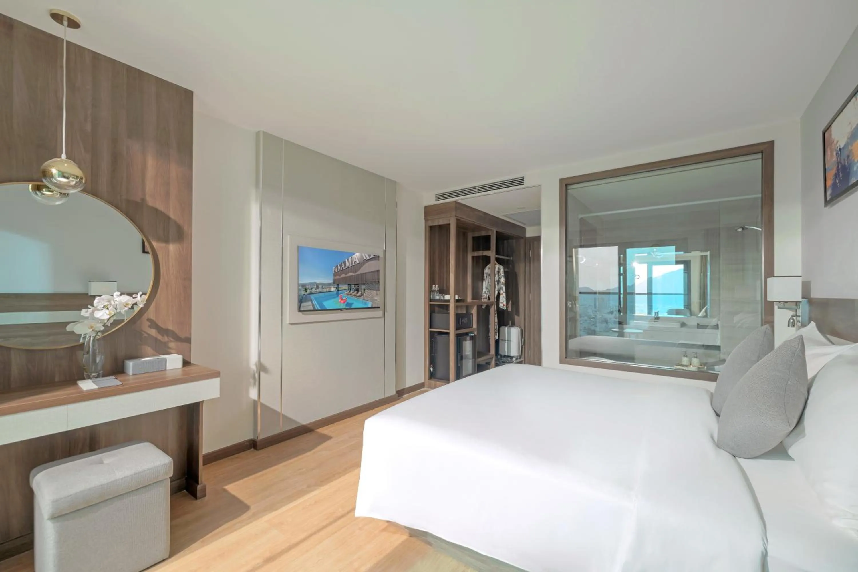 Bed in PANAMA Nha Trang Hotel