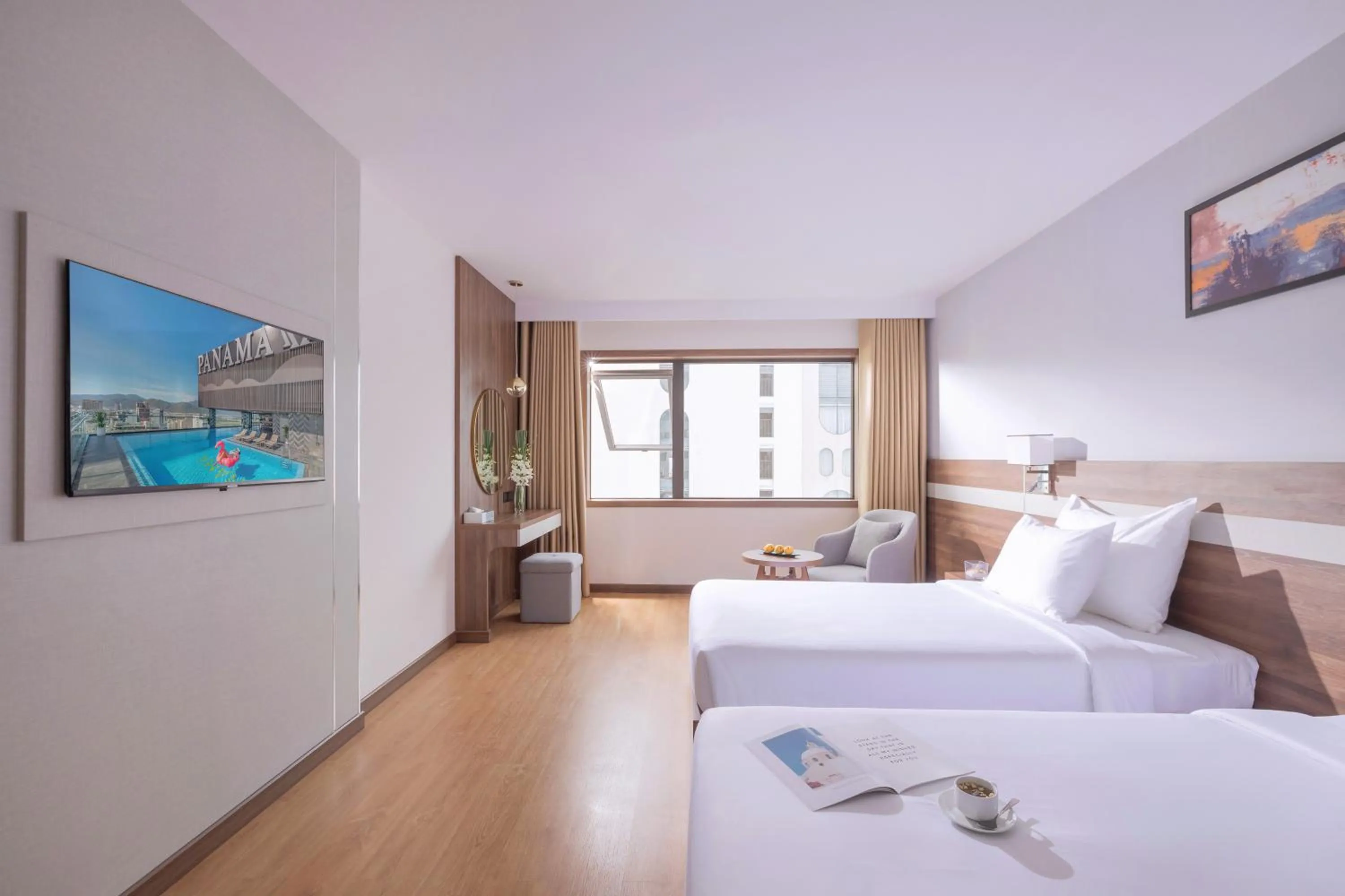 Bed in PANAMA Nha Trang Hotel