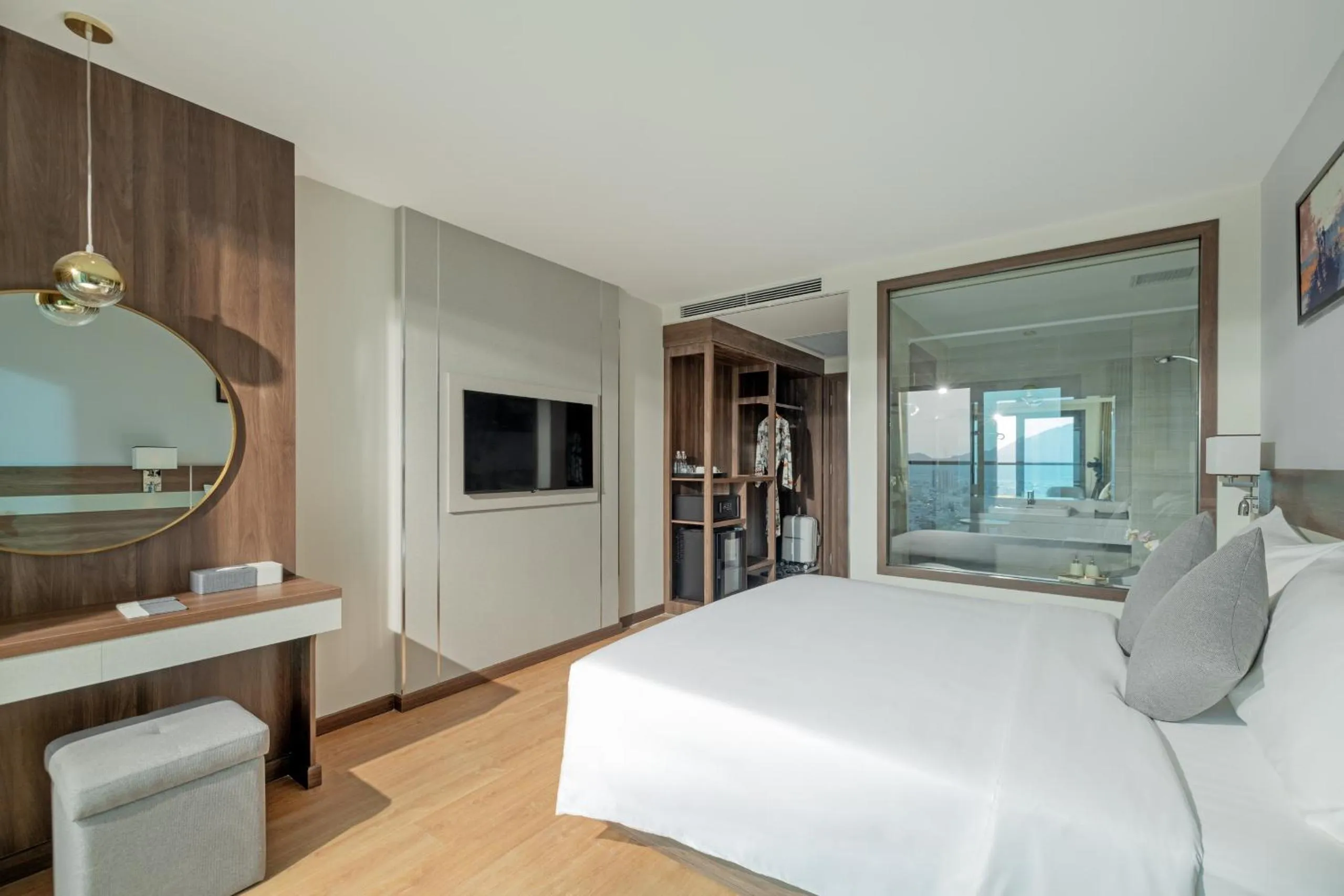 hair dresser, Bed in PANAMA Nha Trang Hotel