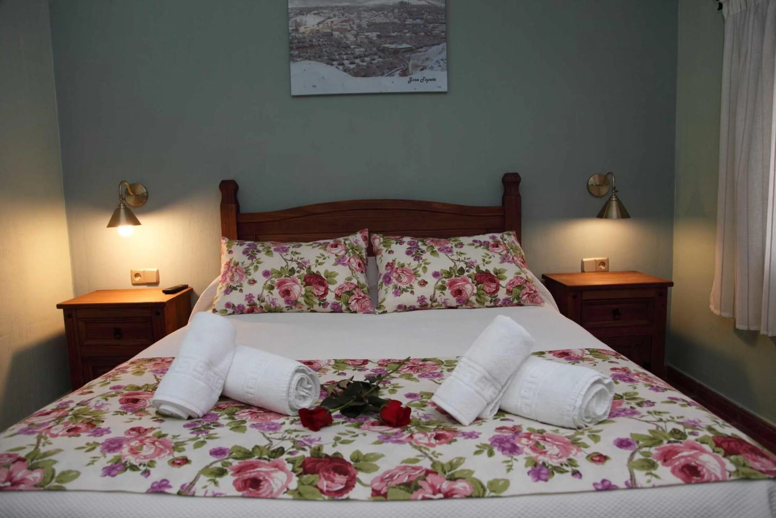 Bed in Hotel Rural Valle del Turrilla - Cazorlatur