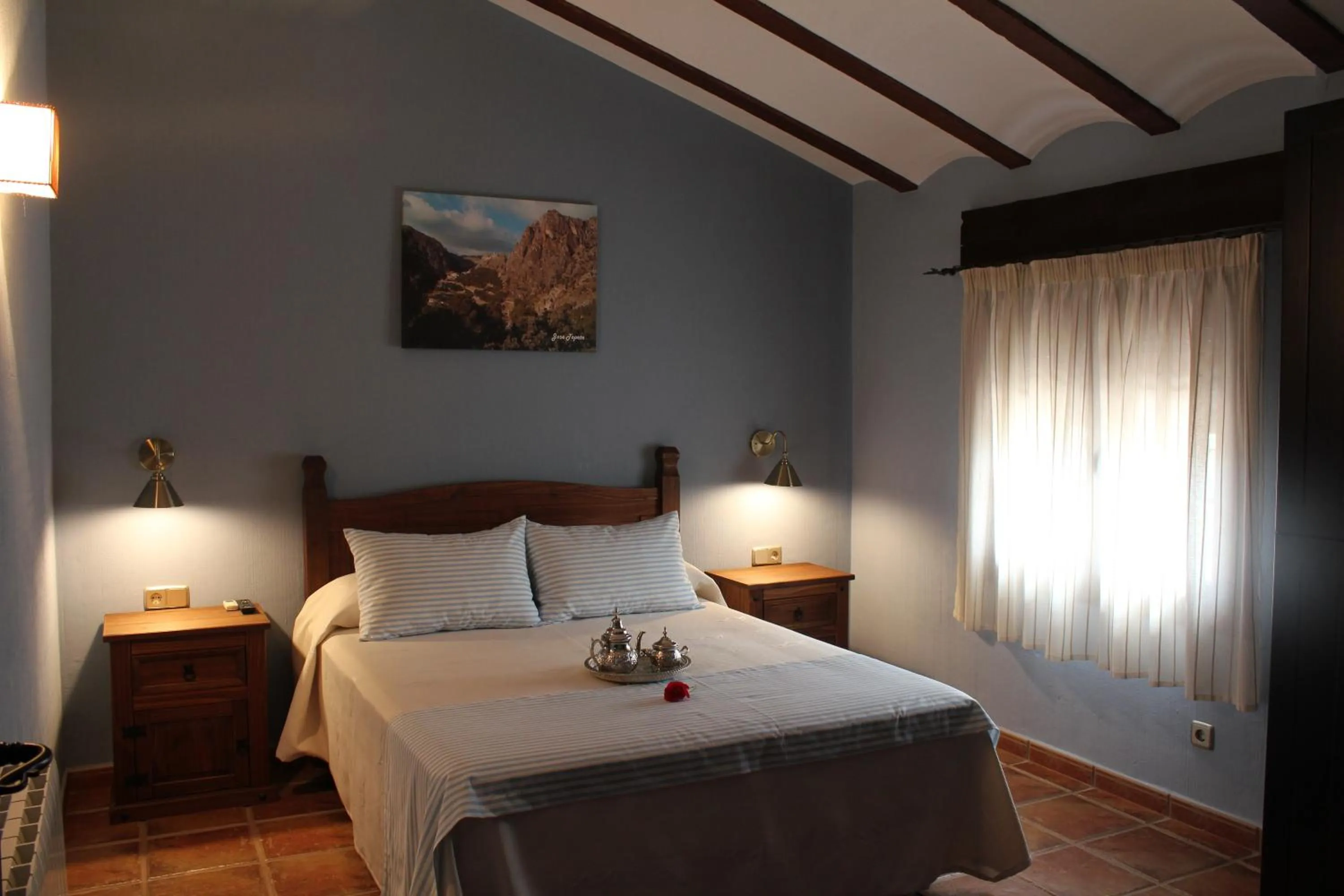 Bedroom, Bed in Hotel Rural Valle del Turrilla - Cazorlatur