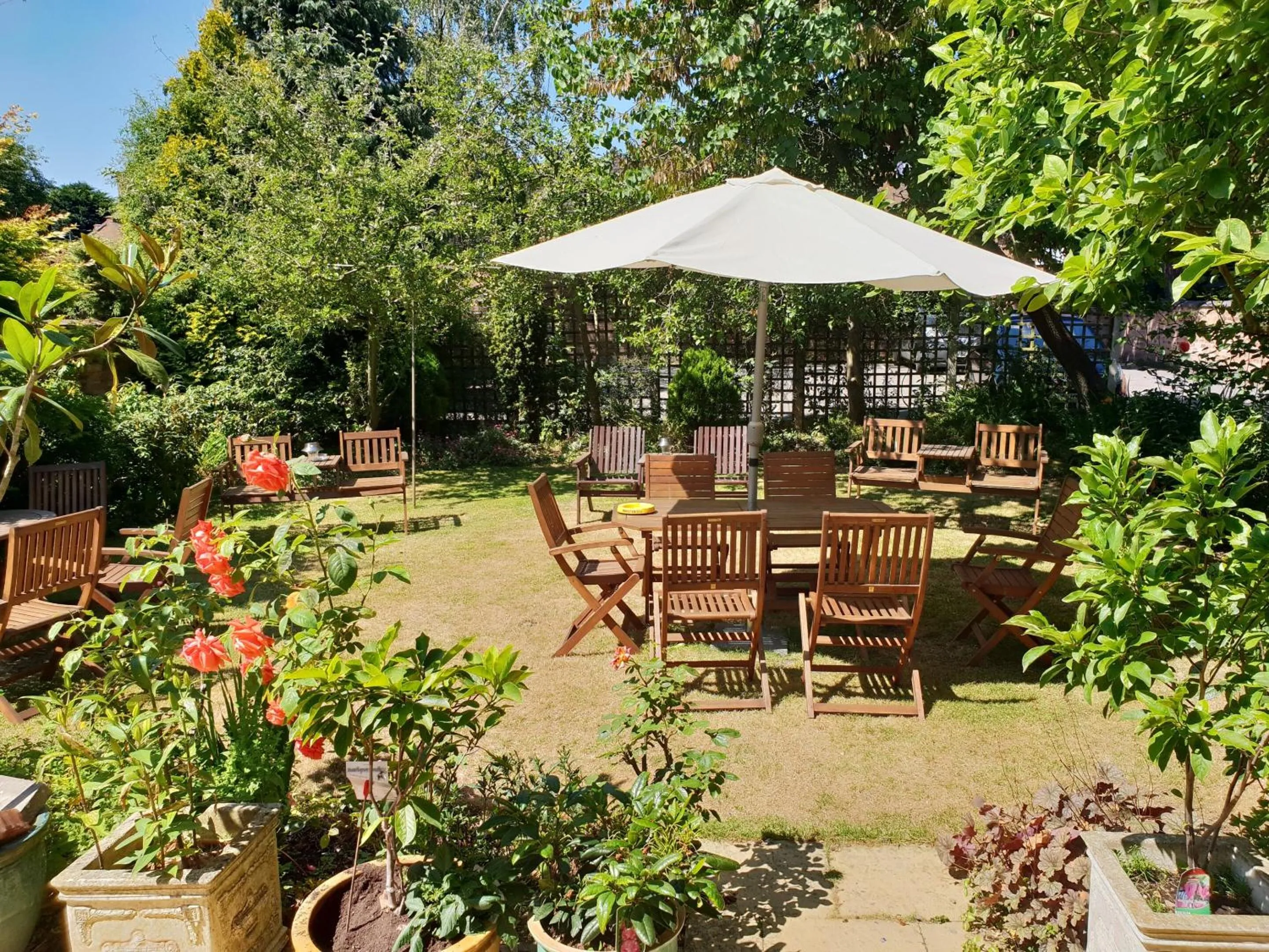 Garden in Victoria Park Lodge