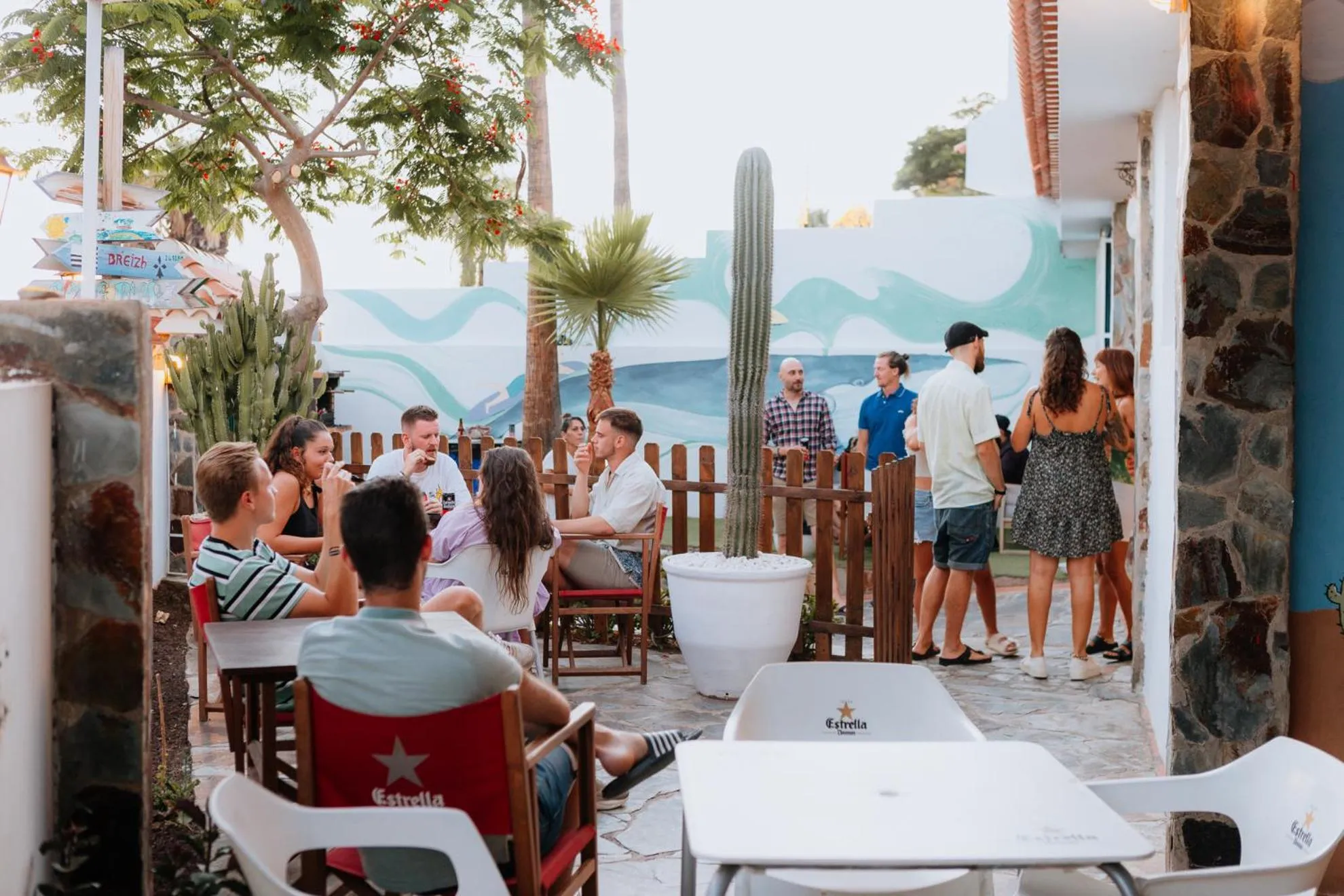 Balcony/Terrace in Endless Summer Hostel