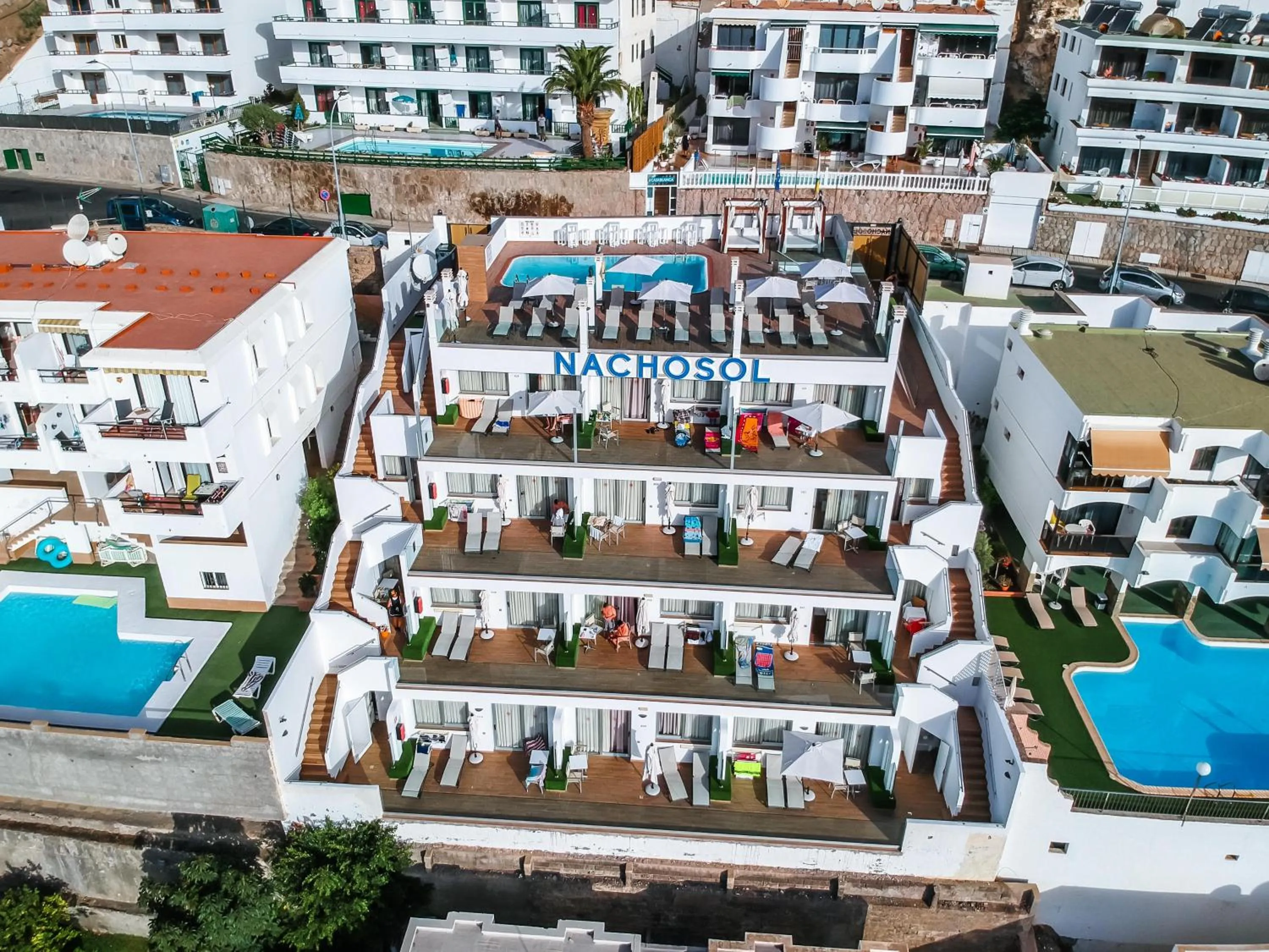 Bird's eye view in IG Nachosol Premium Apartments by Servatur (Adults Only)