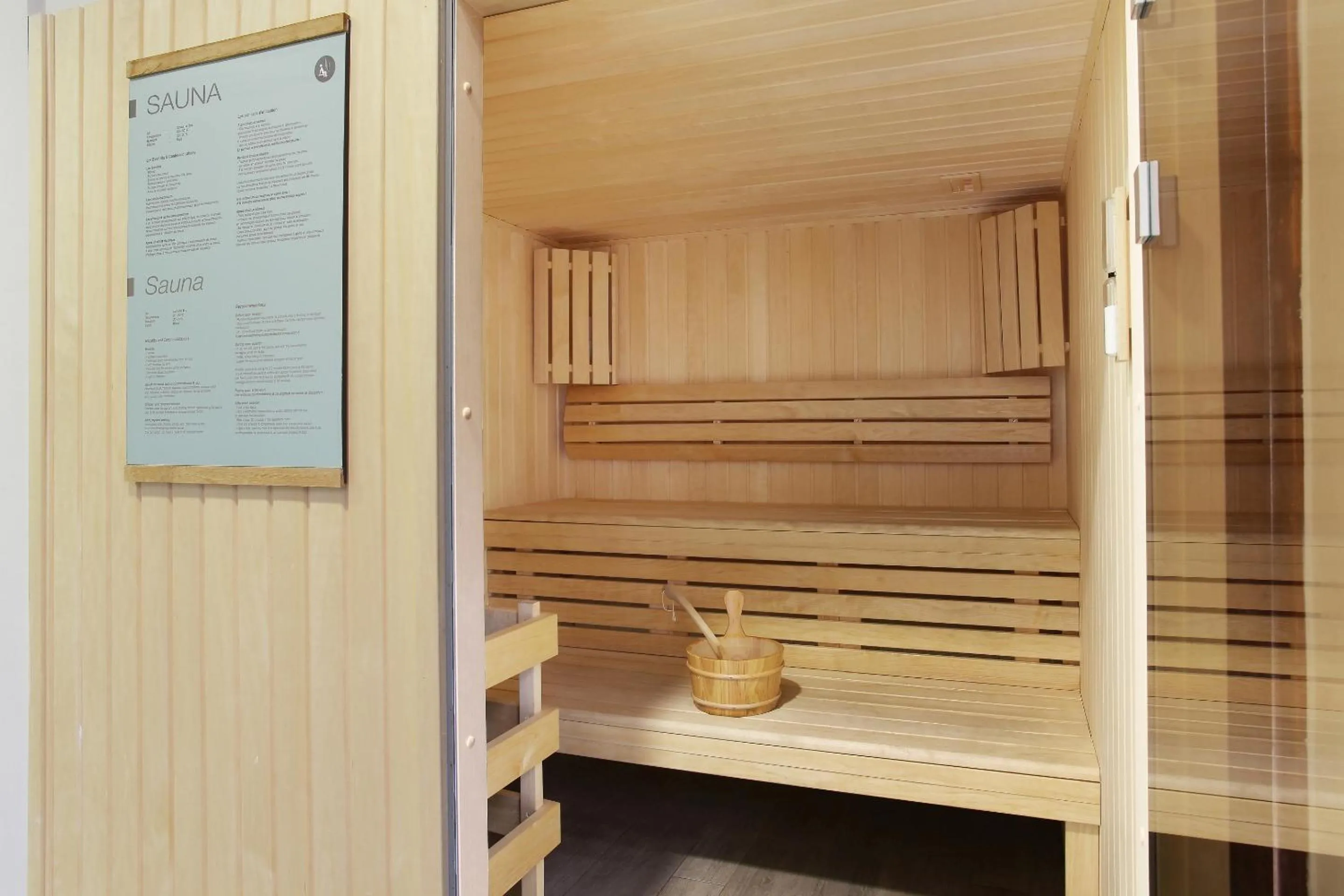 Sauna in Résidence Odalys Le Panoramic