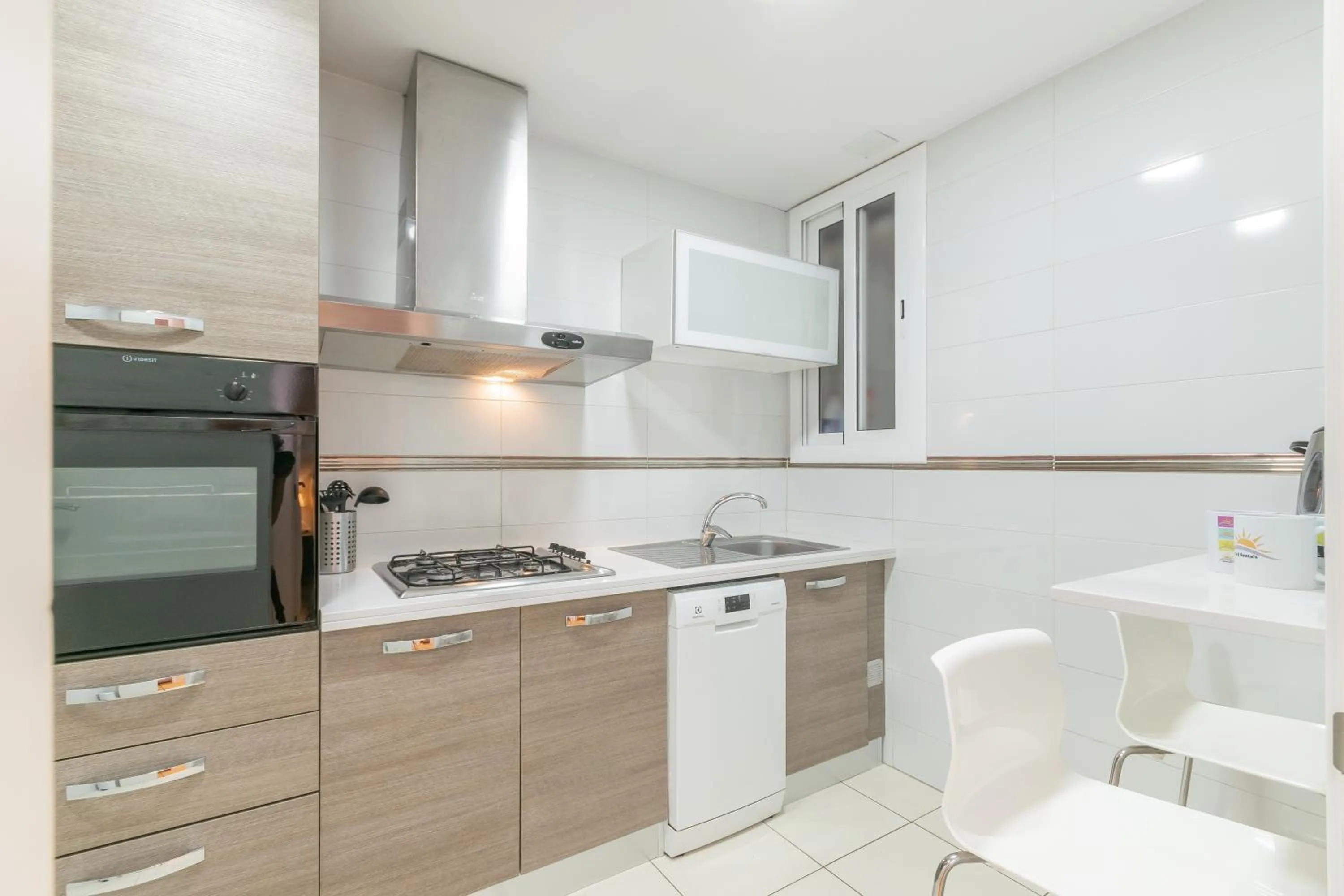 Kitchen or kitchenette in Elegance Barcelona Rentals