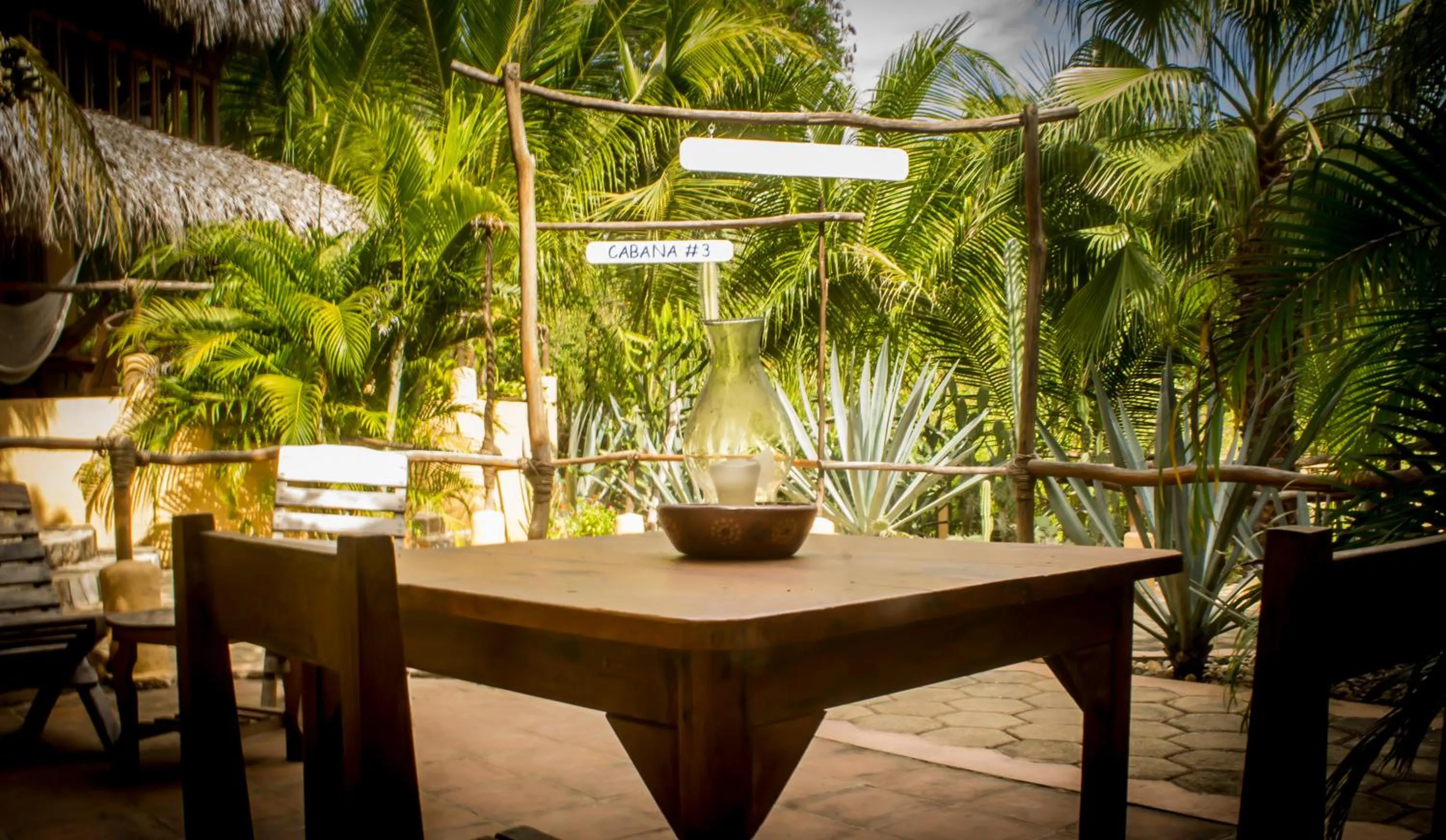 Garden in Las Cabañas Mágicas