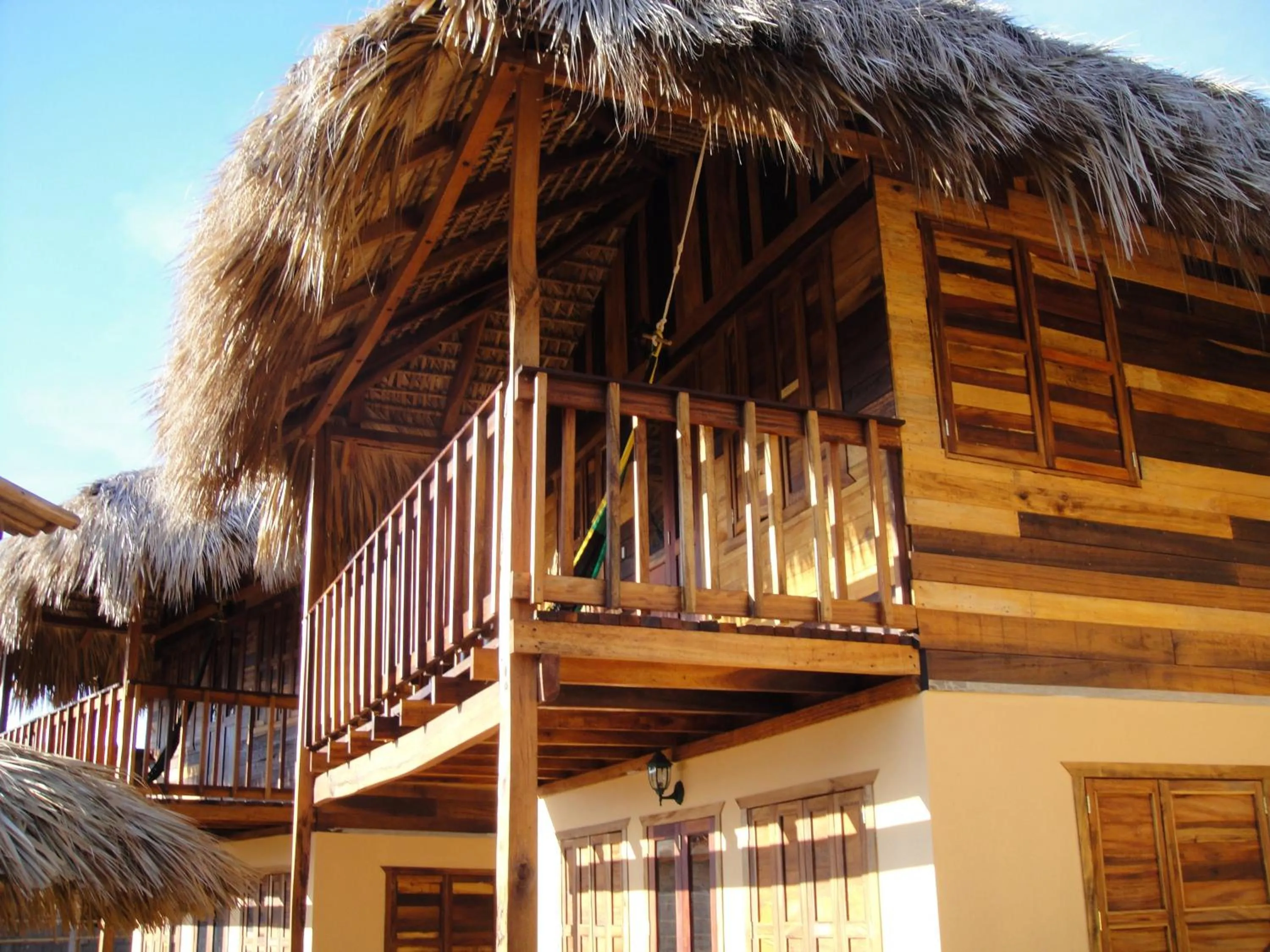 Balcony/Terrace in Las Cabañas Mágicas