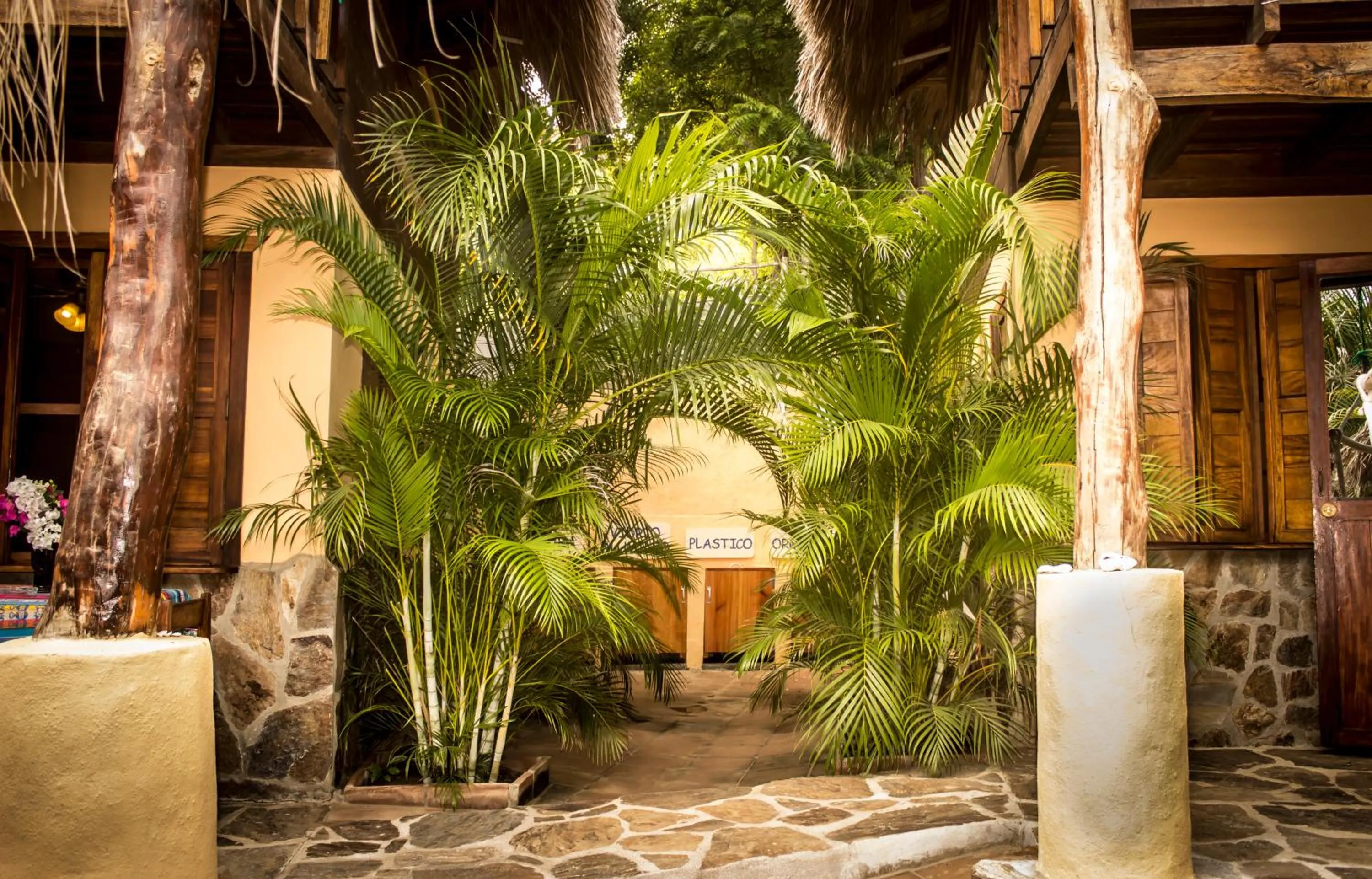 Garden in Las Cabañas Mágicas