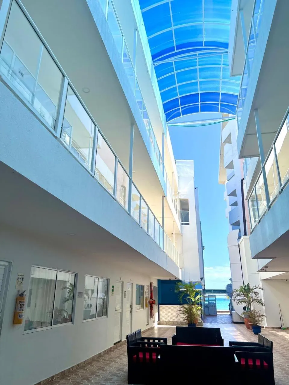 Seating area in Caribbean Island Hotel