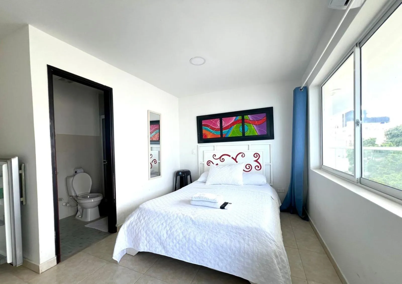 Bedroom, Bed in Caribbean Island Hotel