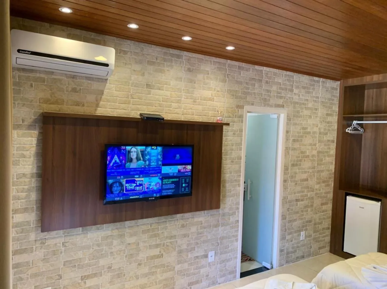 TV and multimedia, Bed in Recanto de Moriá