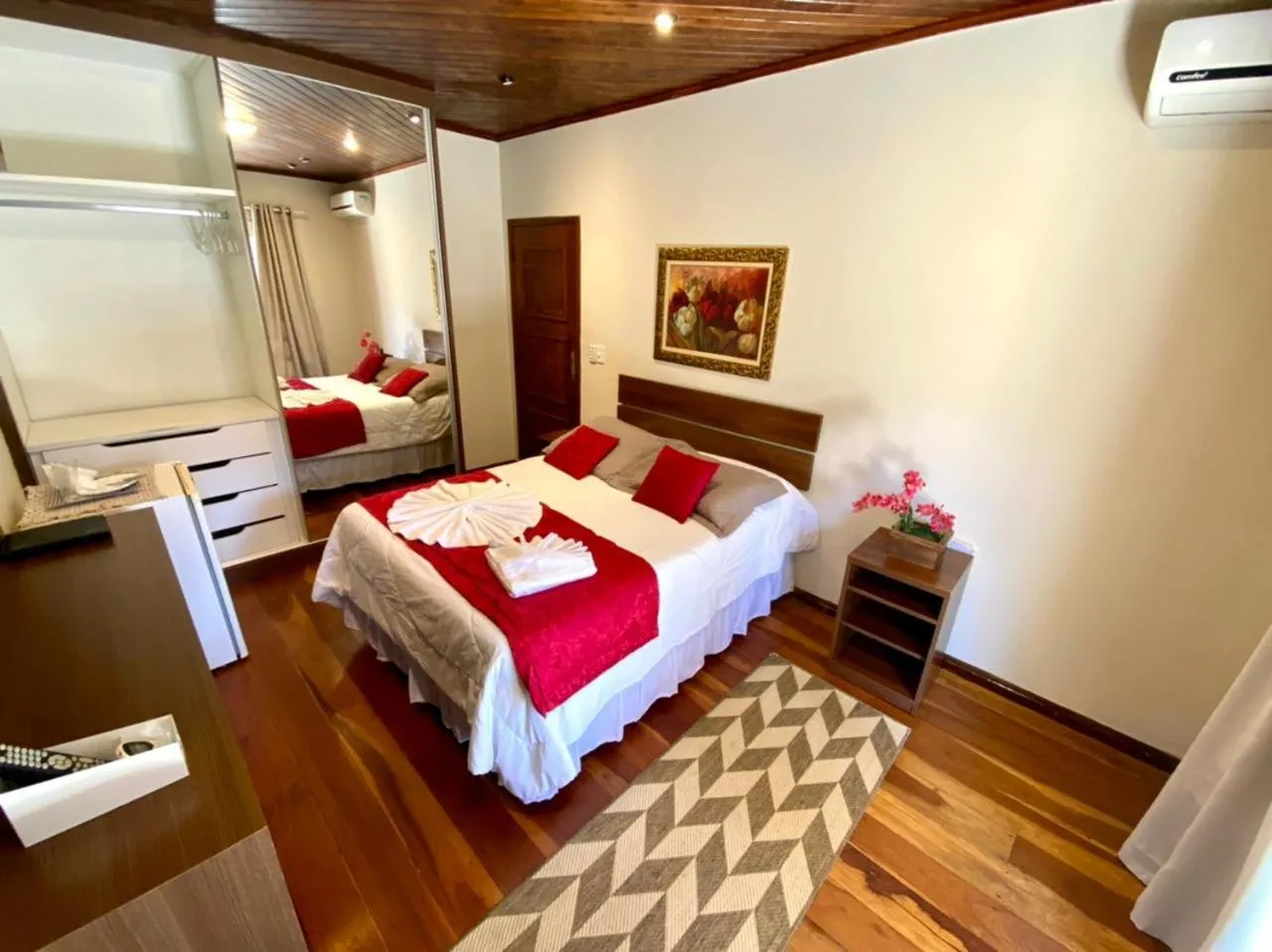 Photo of the whole room, Bed in Recanto de Moriá