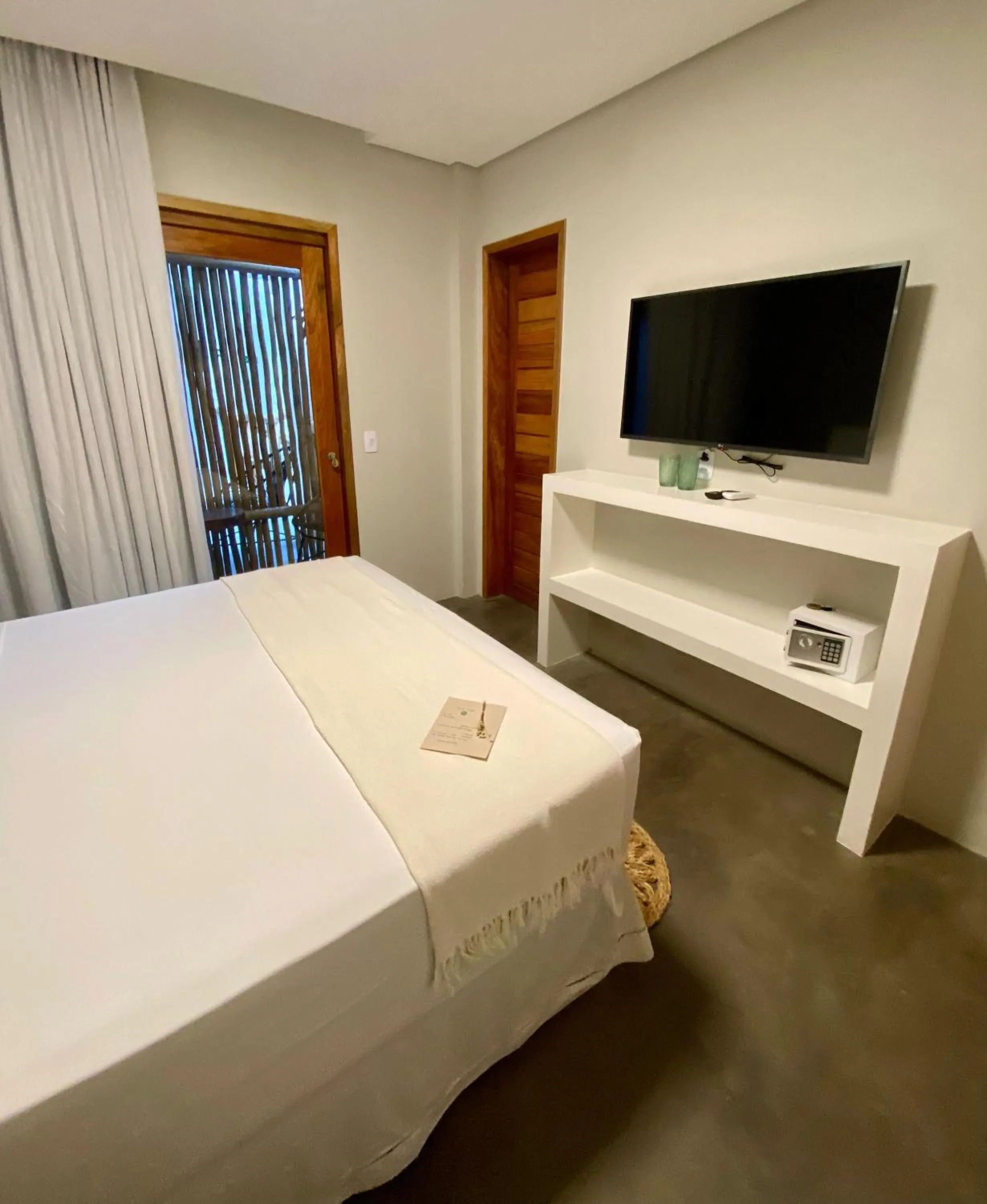 Bed in Pousada Baobá