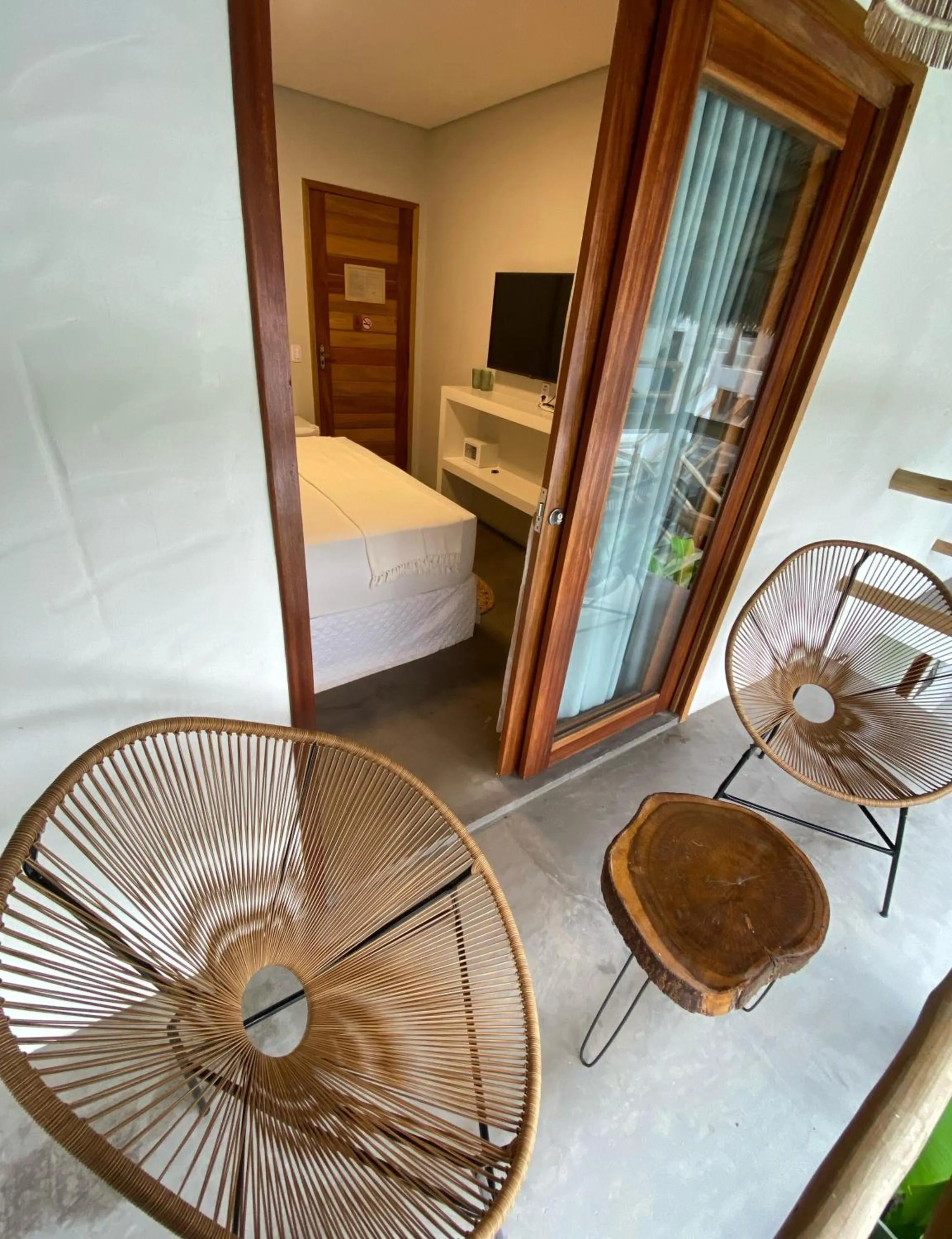 Photo of the whole room, Bed in Pousada Baobá