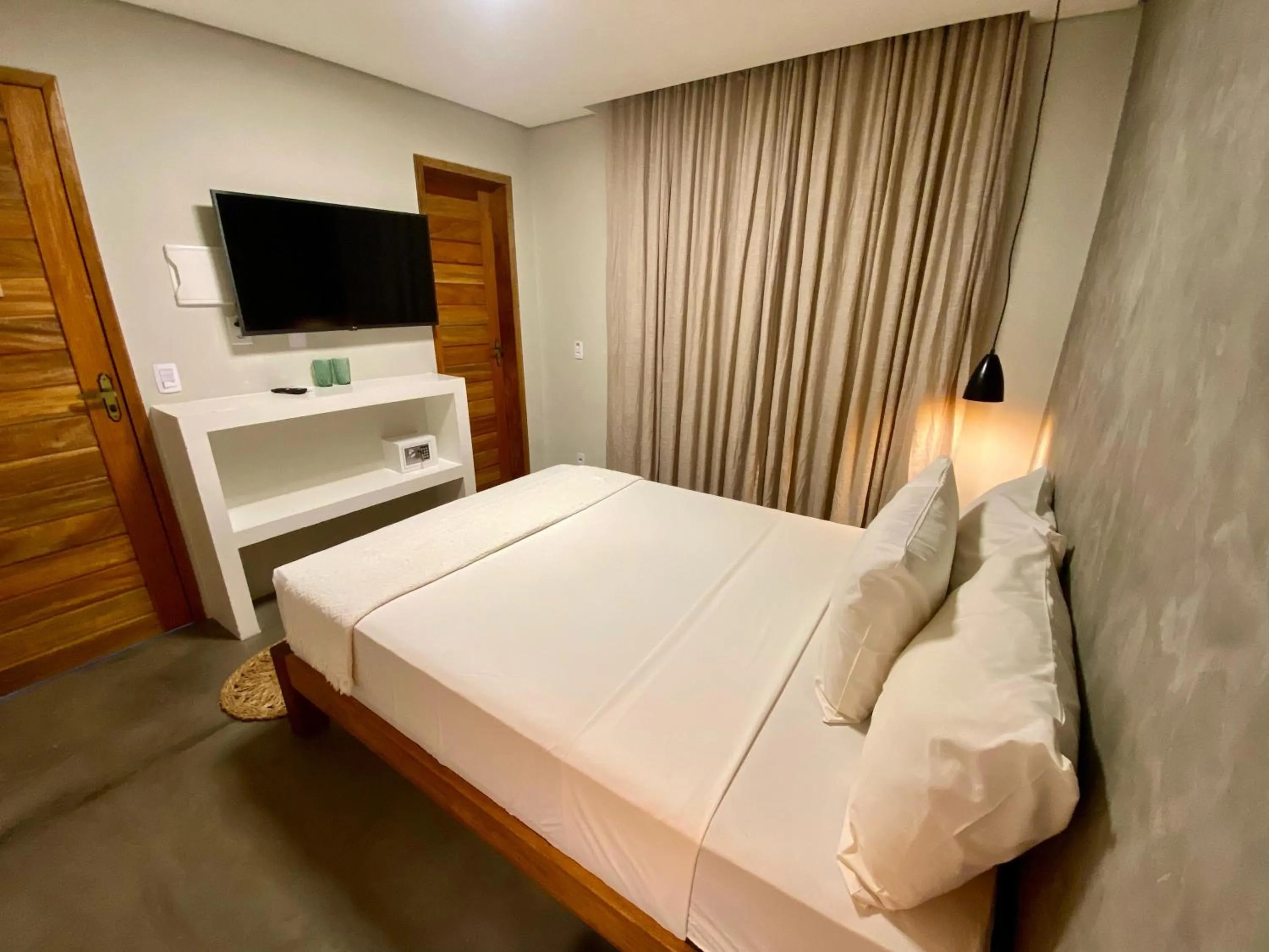 Bed in Pousada Baobá