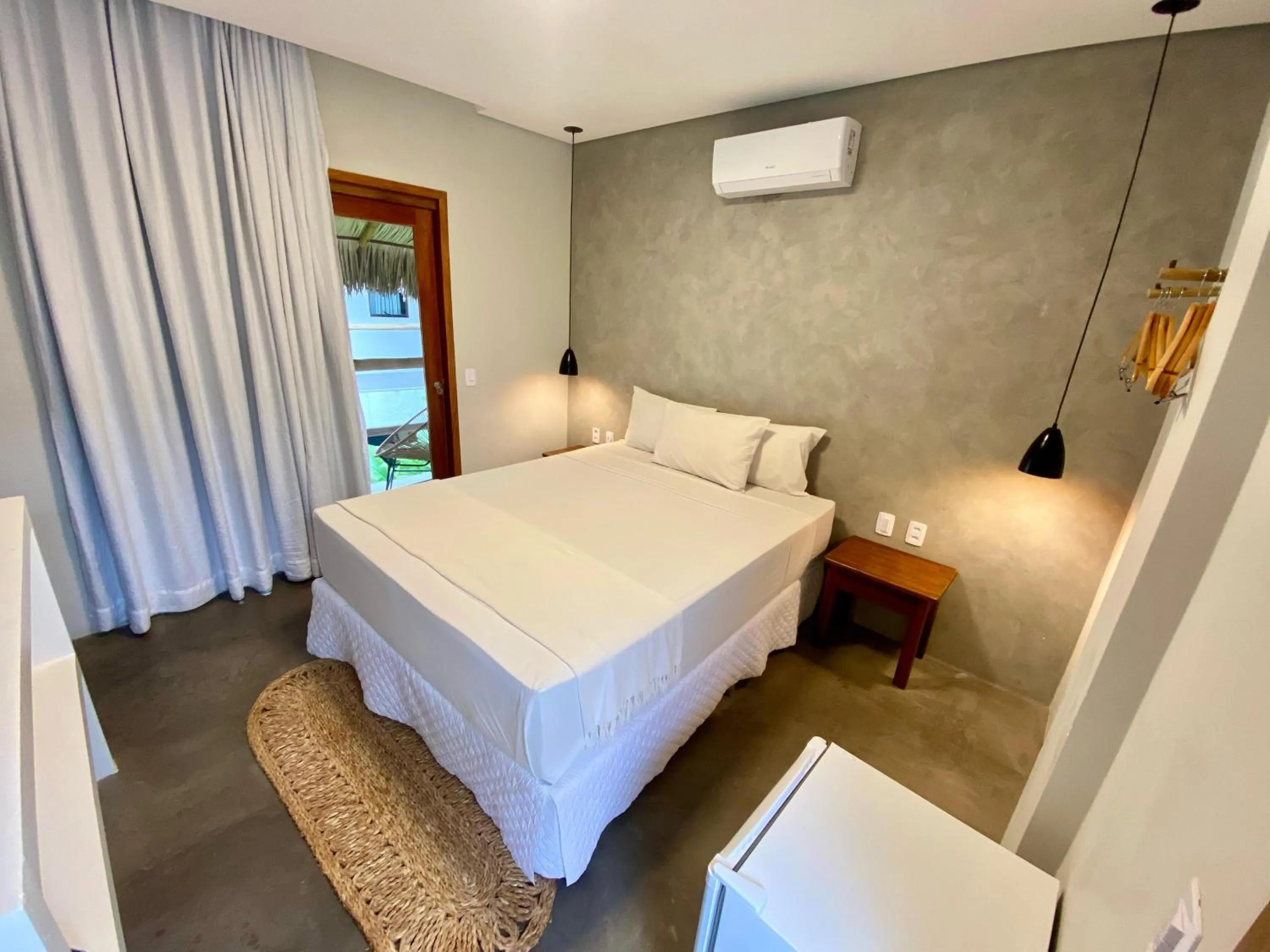 Bed in Pousada Baobá