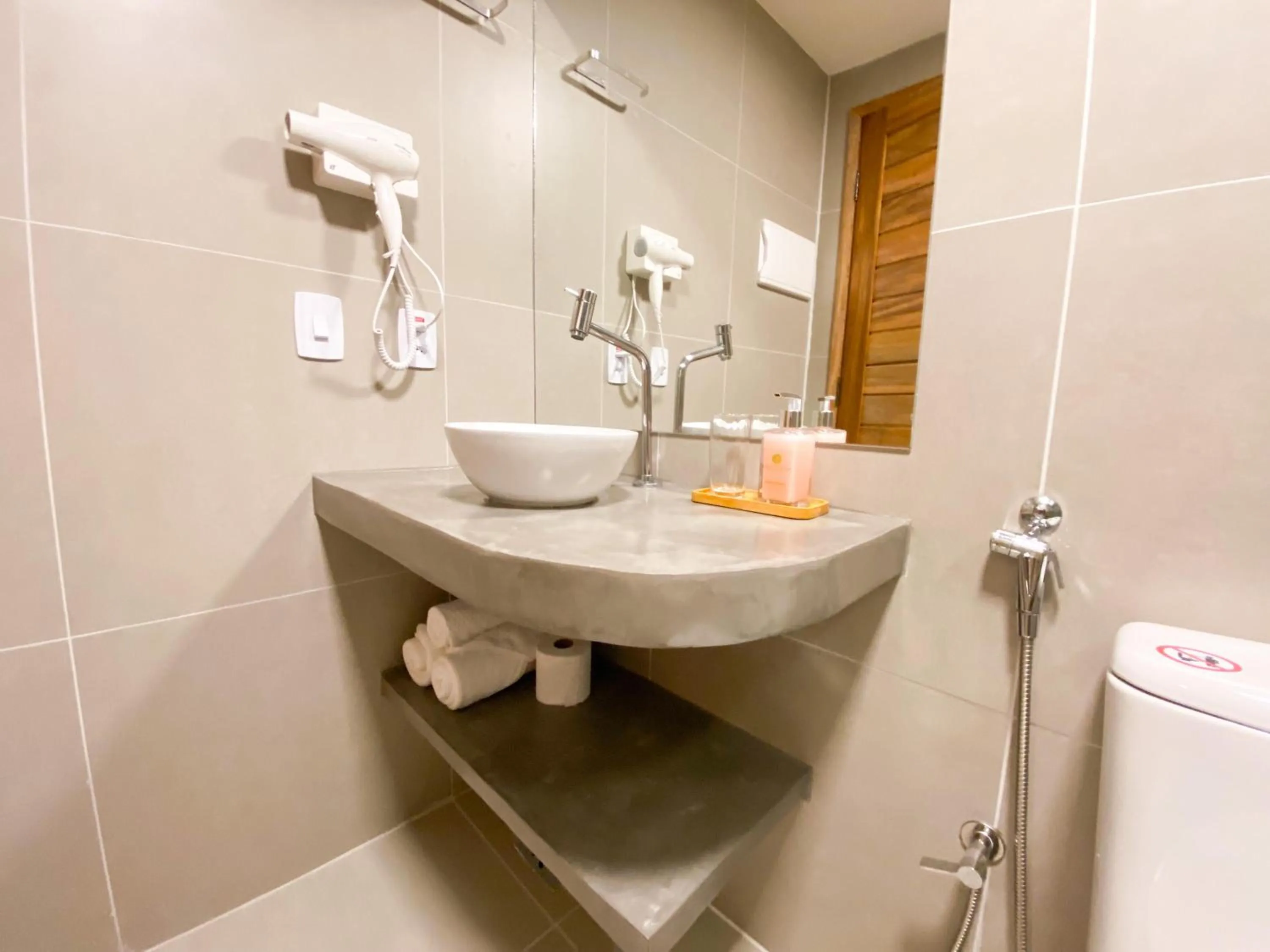 Bathroom in Pousada Baobá